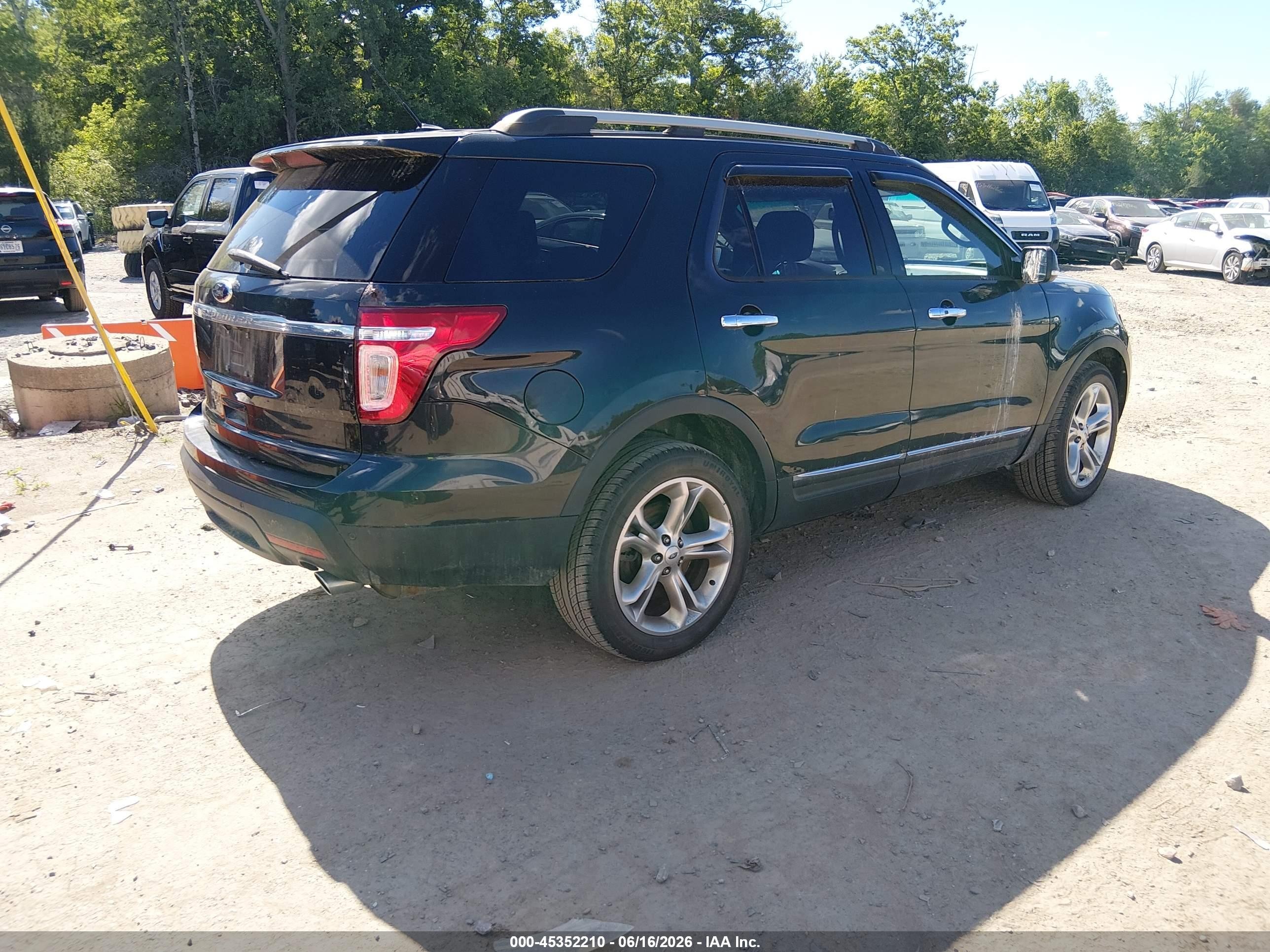 2014 Ford Explorer Limited Black vin: 1FM5K8F83EGC25079