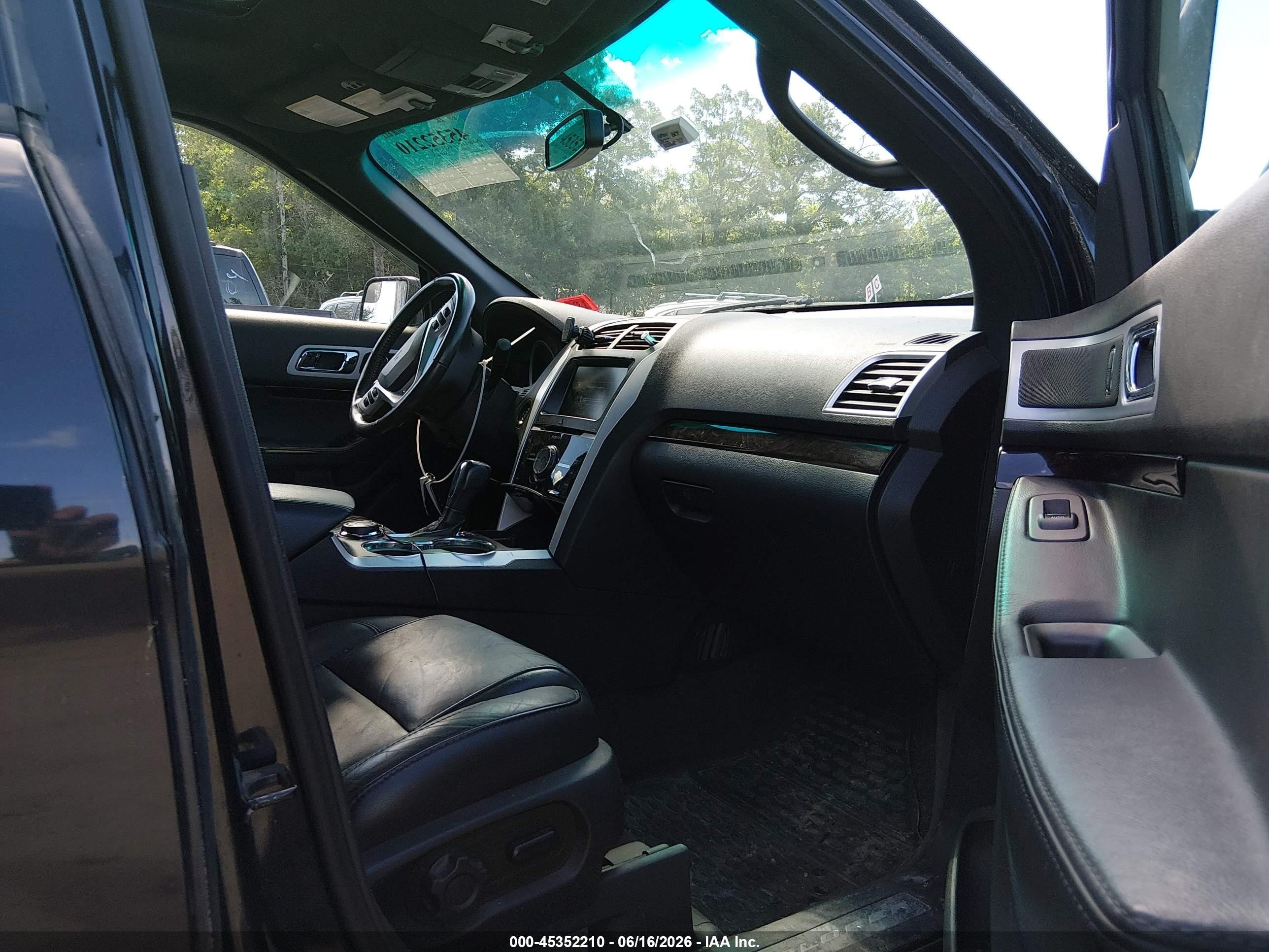 2014 Ford Explorer Limited Black vin: 1FM5K8F83EGC25079