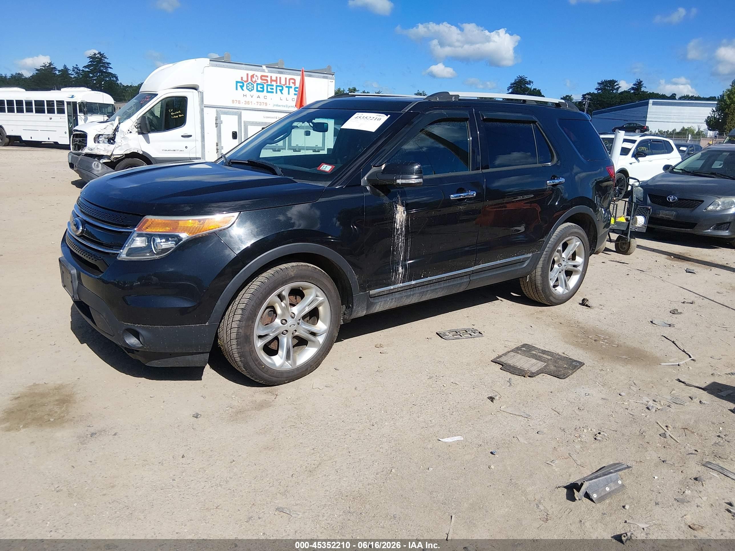 2014 Ford Explorer Limited Black vin: 1FM5K8F83EGC25079