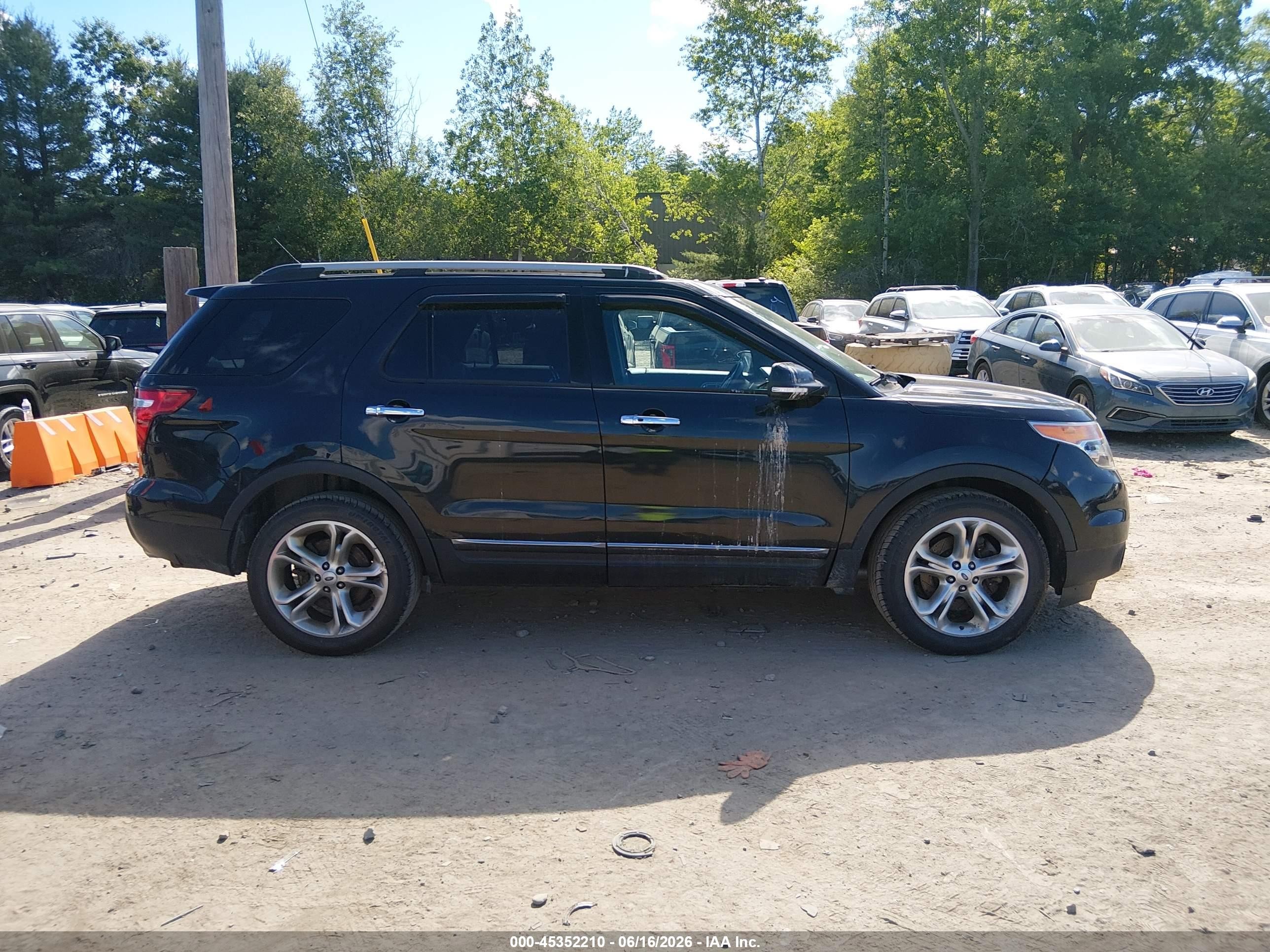 2014 Ford Explorer Limited Black vin: 1FM5K8F83EGC25079