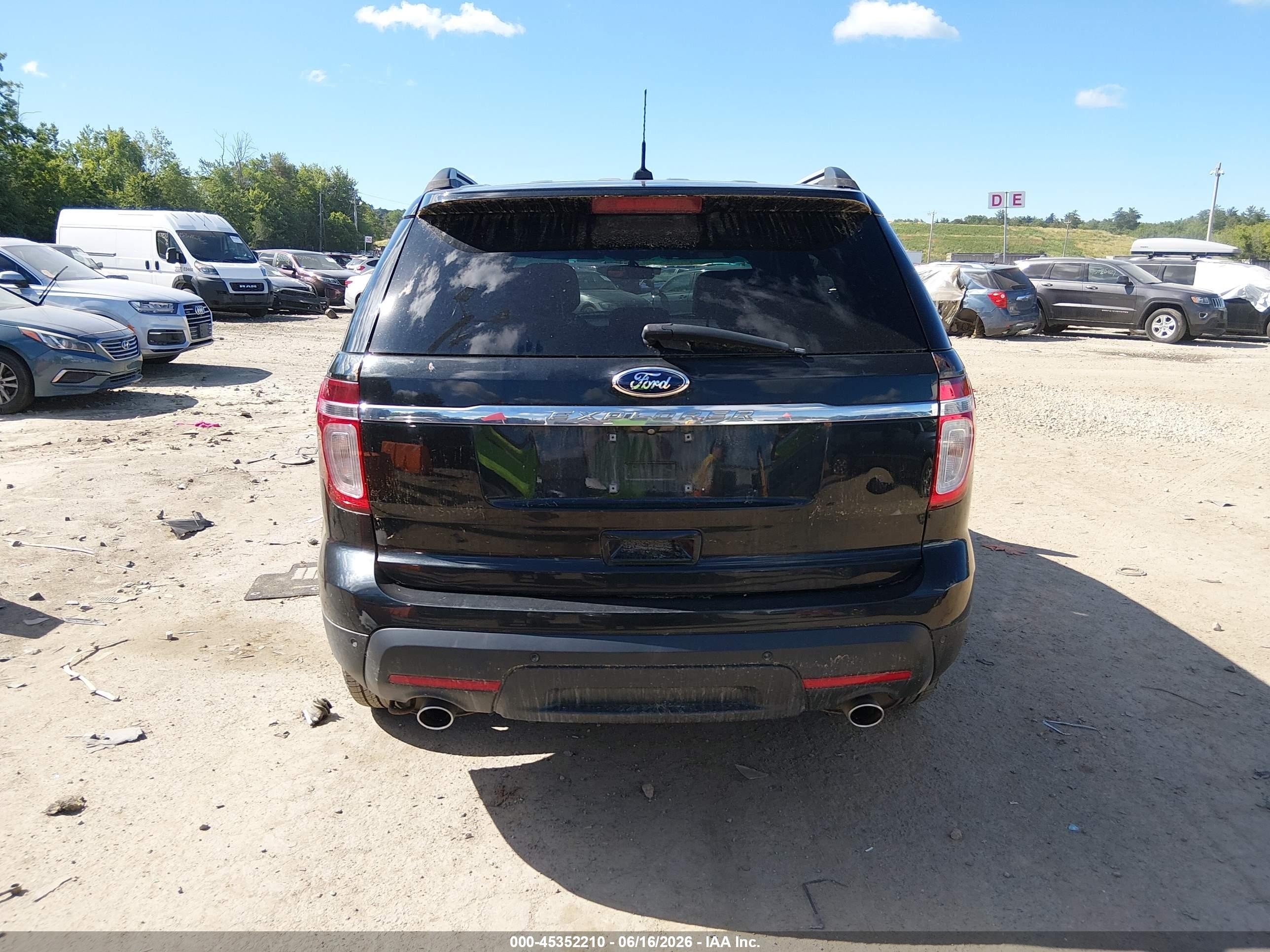 2014 Ford Explorer Limited Black vin: 1FM5K8F83EGC25079