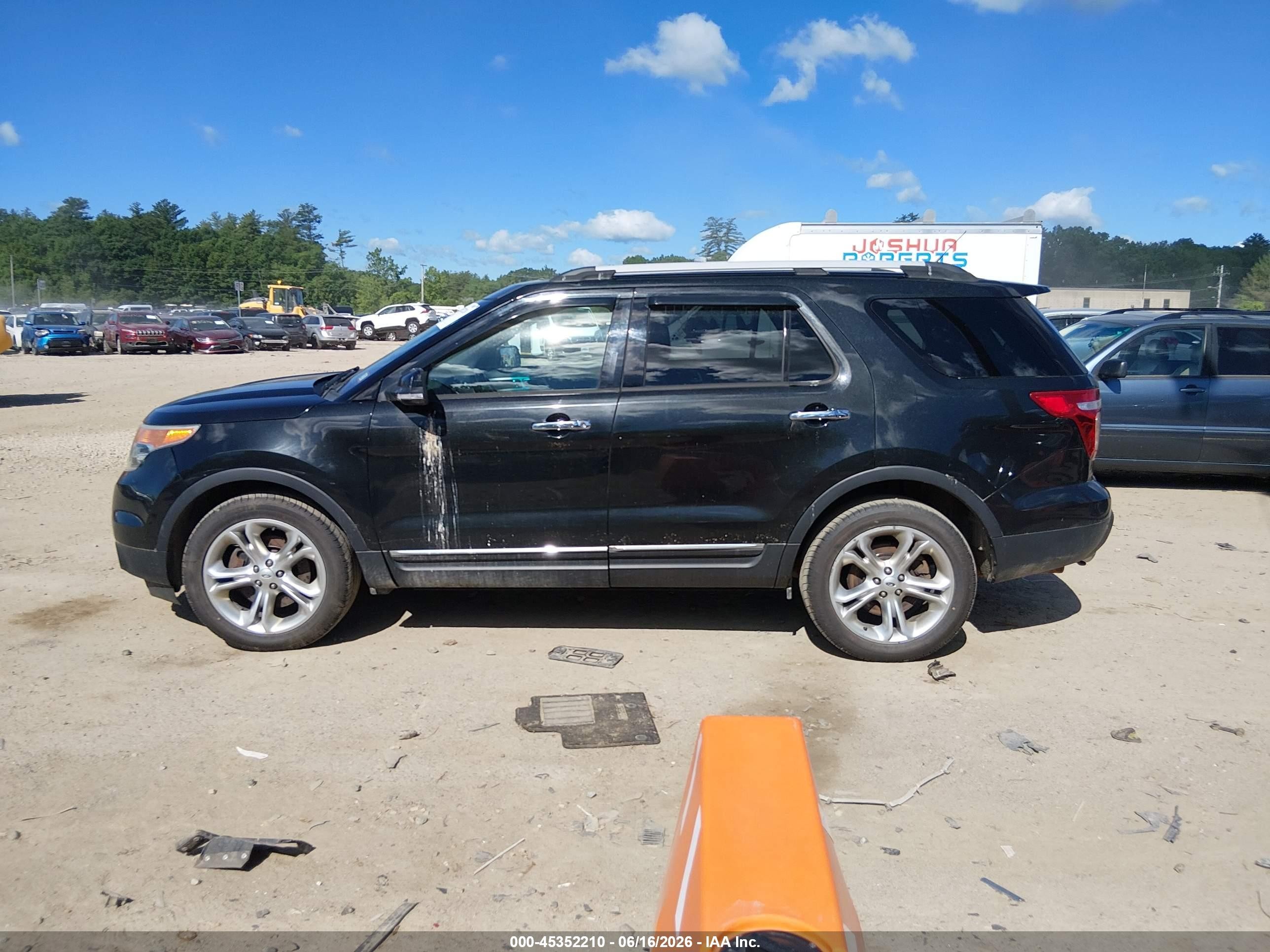 2014 Ford Explorer Limited Black vin: 1FM5K8F83EGC25079