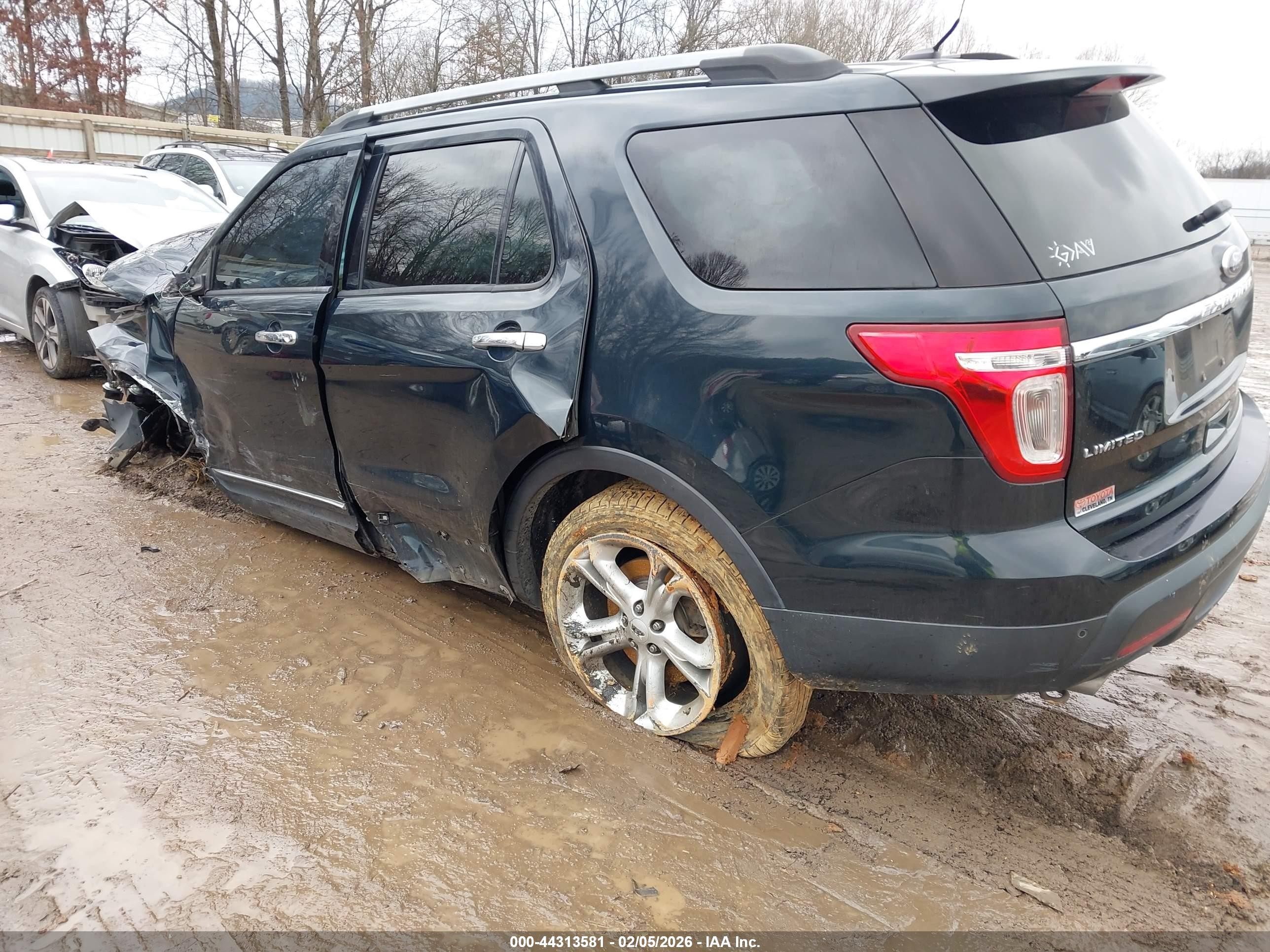 2014 Ford Explorer Limited Blue vin: 1FM5K8F83EGC27981