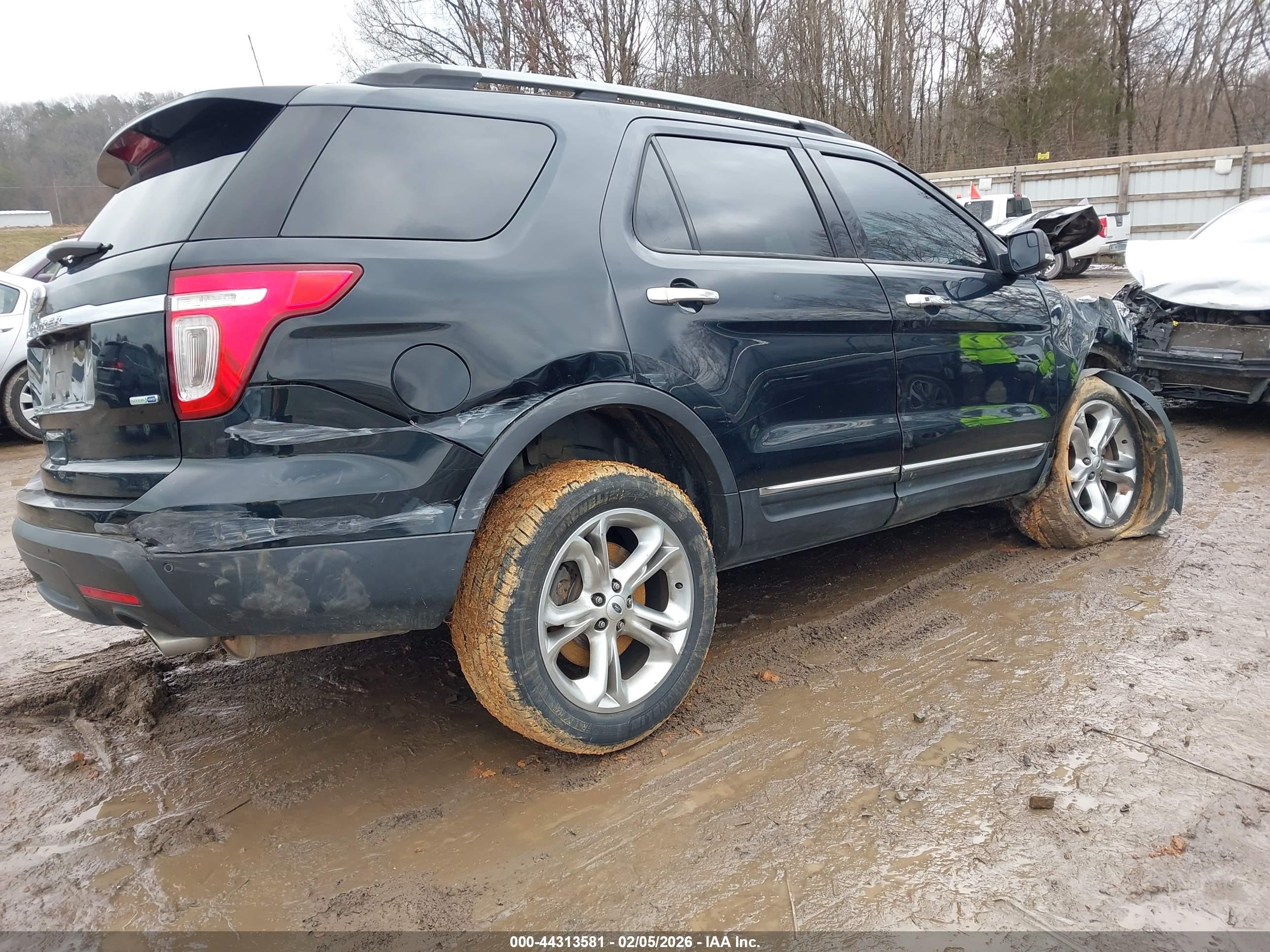 2014 Ford Explorer Limited Blue vin: 1FM5K8F83EGC27981