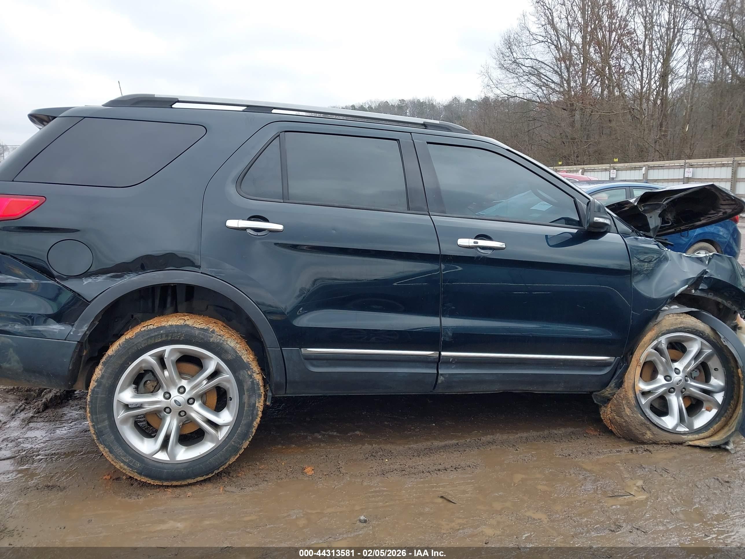 2014 Ford Explorer Limited Blue vin: 1FM5K8F83EGC27981