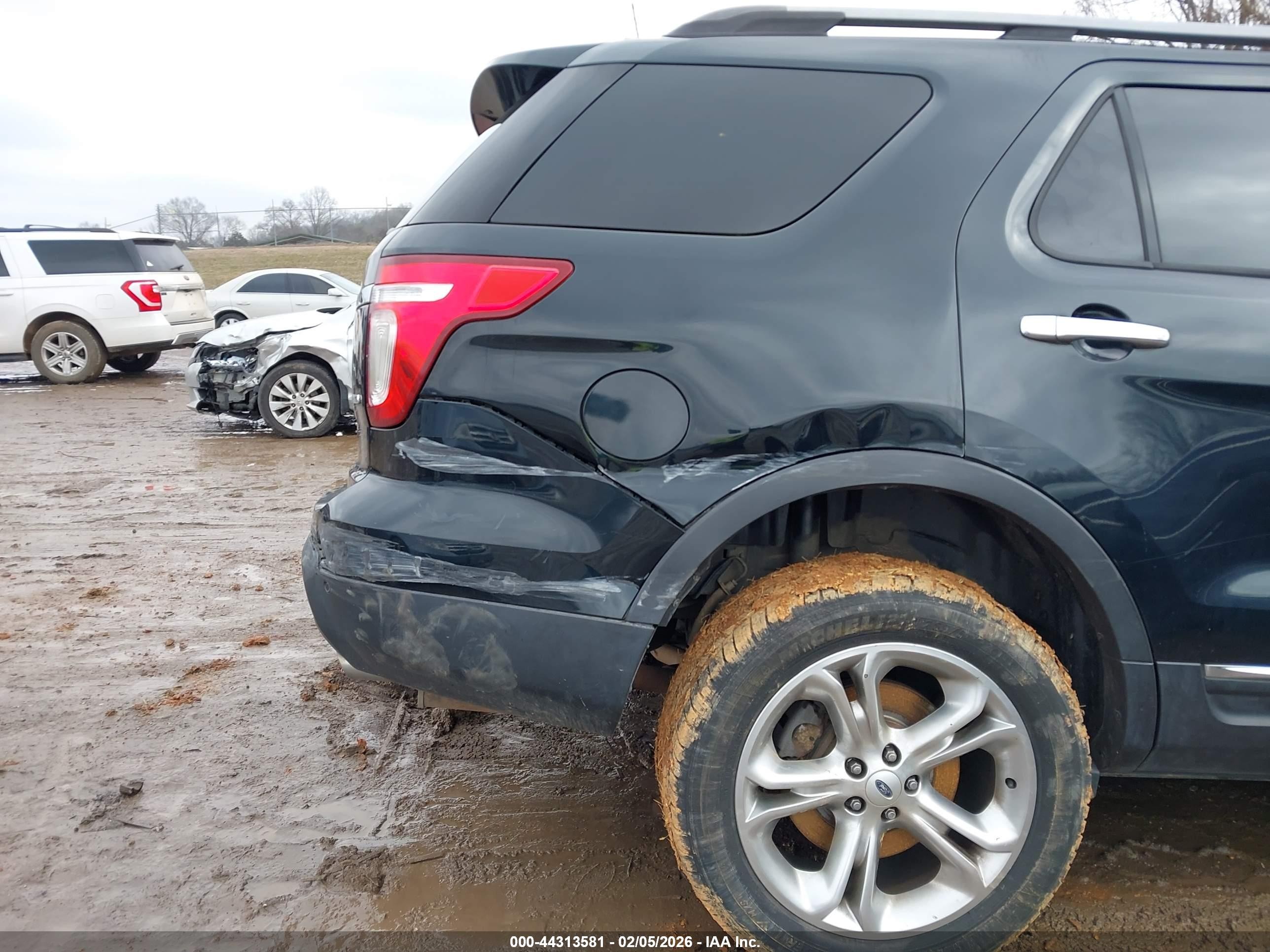 2014 Ford Explorer Limited Blue vin: 1FM5K8F83EGC27981