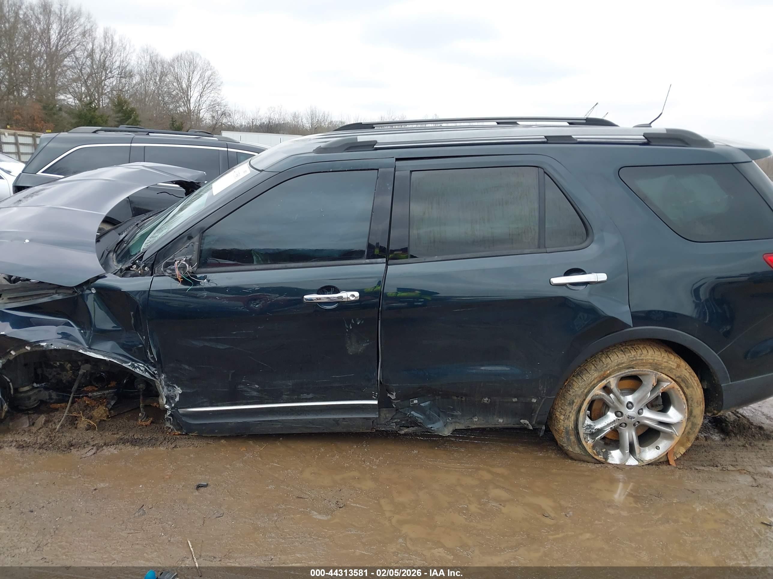 2014 Ford Explorer Limited Blue vin: 1FM5K8F83EGC27981