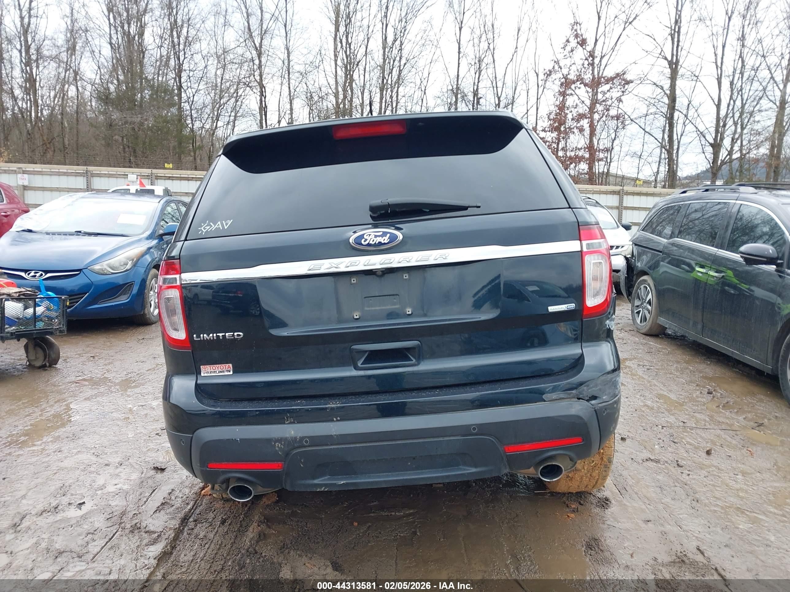 2014 Ford Explorer Limited Blue vin: 1FM5K8F83EGC27981