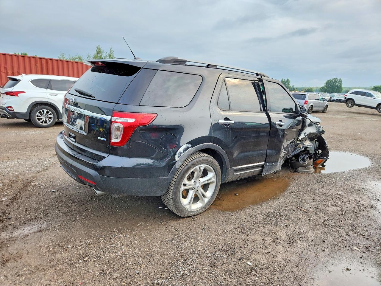 2014 Ford Explorer Limited Черный vin: 1FM5K8F83EGC41167