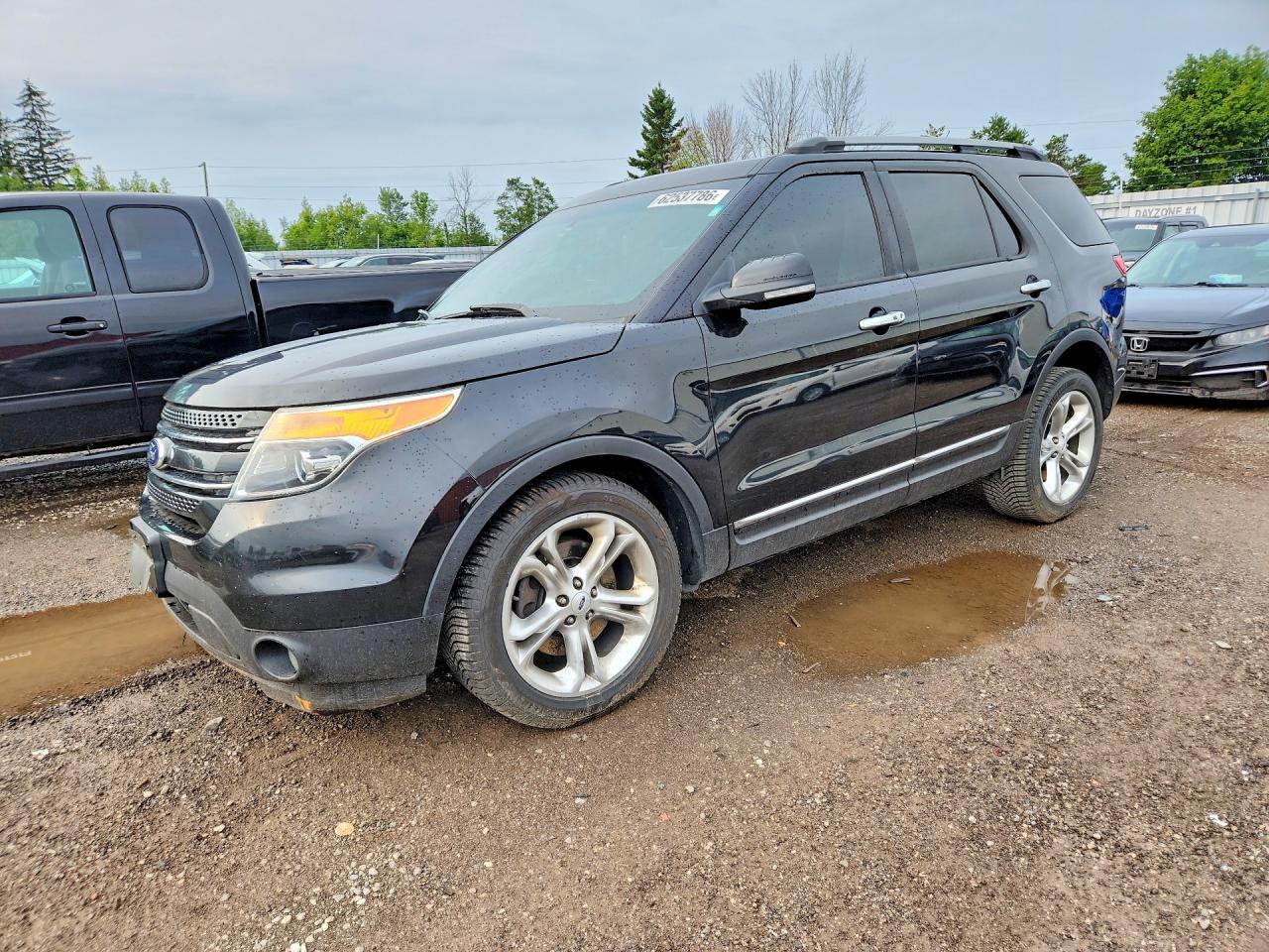 2014 Ford Explorer Limited Черный vin: 1FM5K8F83EGC41167