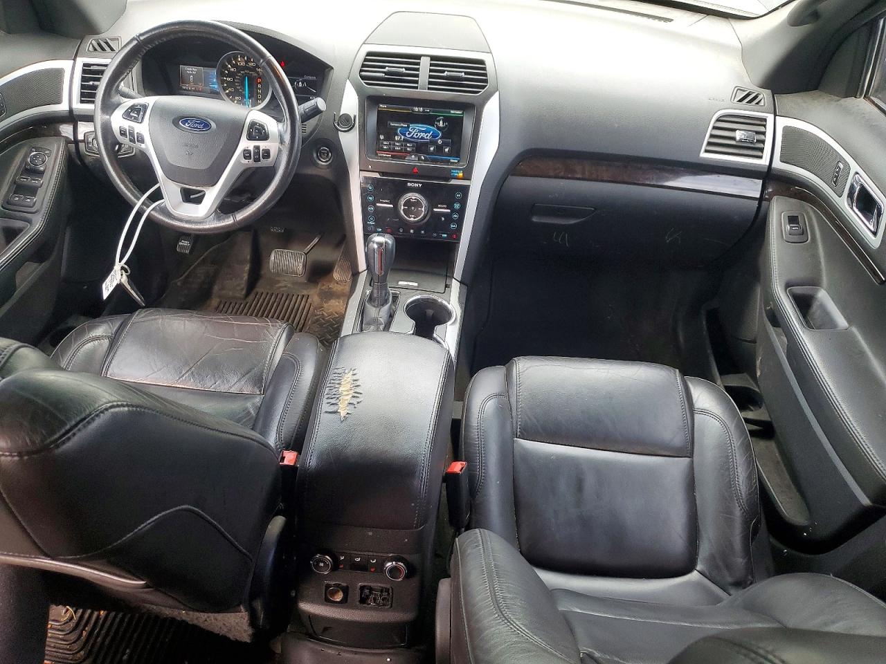 2015 Ford Explorer Black vin: 1FM5K8F83FGA15289