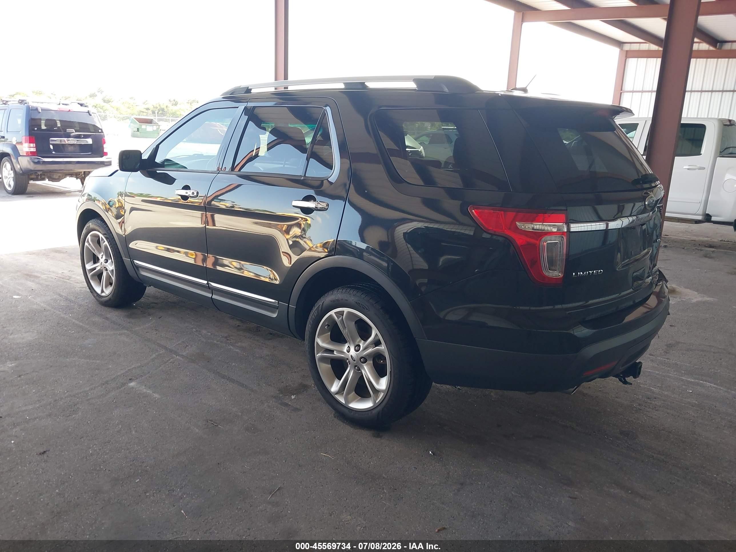 2015 Ford Explorer Limited Black vin: 1FM5K8F83FGA34862