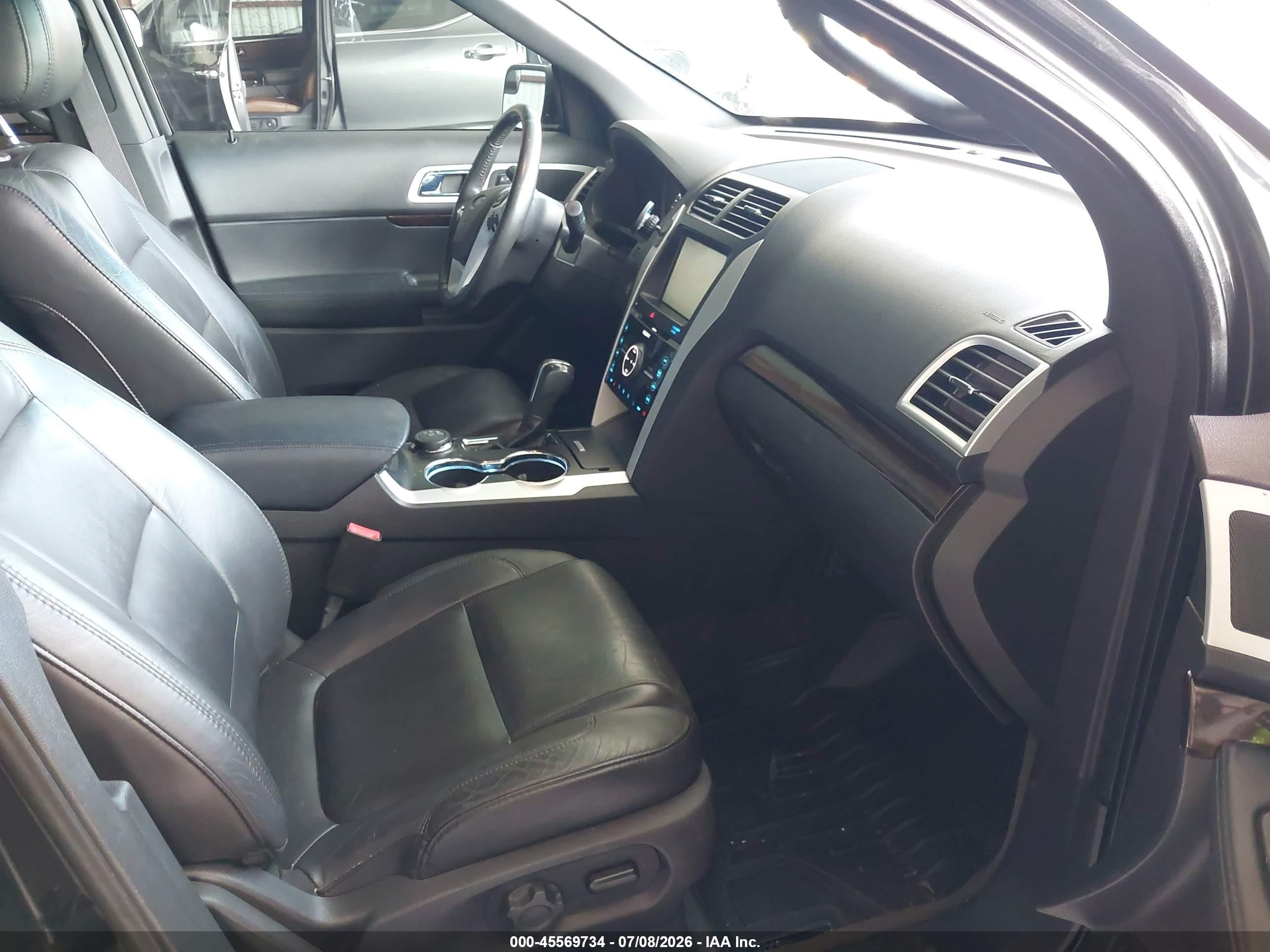 2015 Ford Explorer Limited Black vin: 1FM5K8F83FGA34862