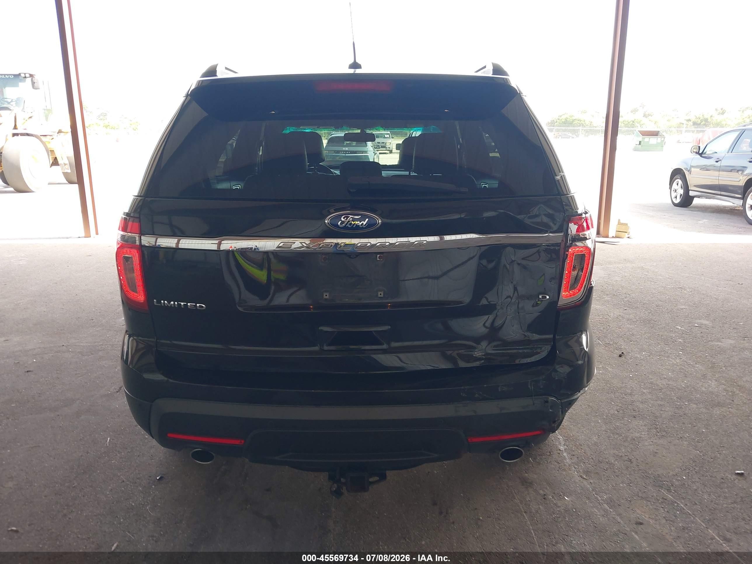 2015 Ford Explorer Limited Black vin: 1FM5K8F83FGA34862