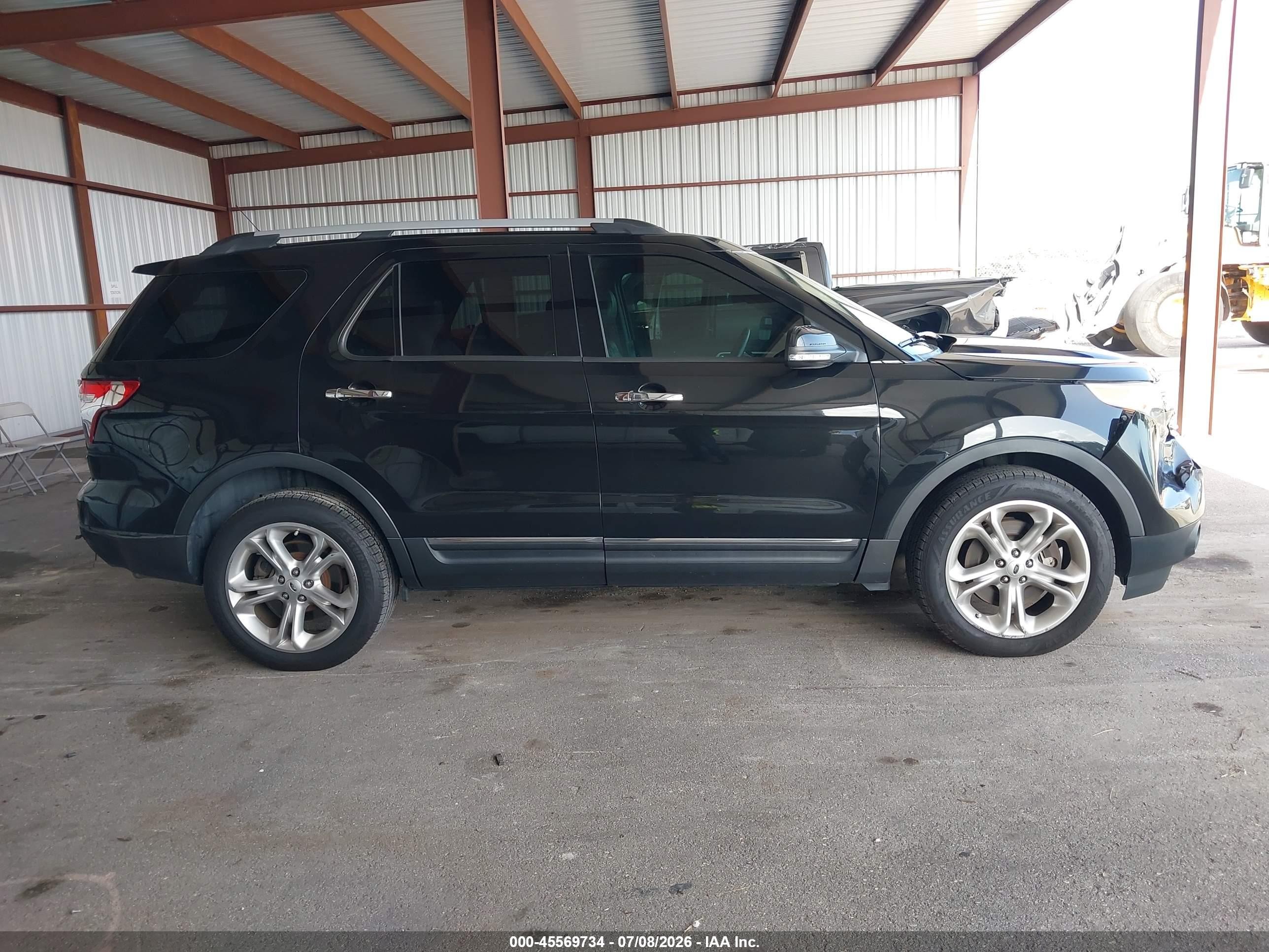 2015 Ford Explorer Limited Black vin: 1FM5K8F83FGA34862