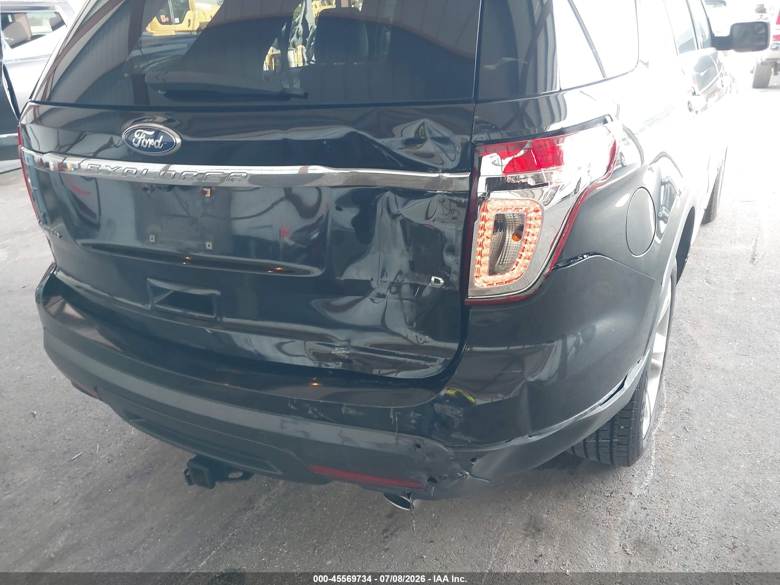 2015 Ford Explorer Limited Black vin: 1FM5K8F83FGA34862