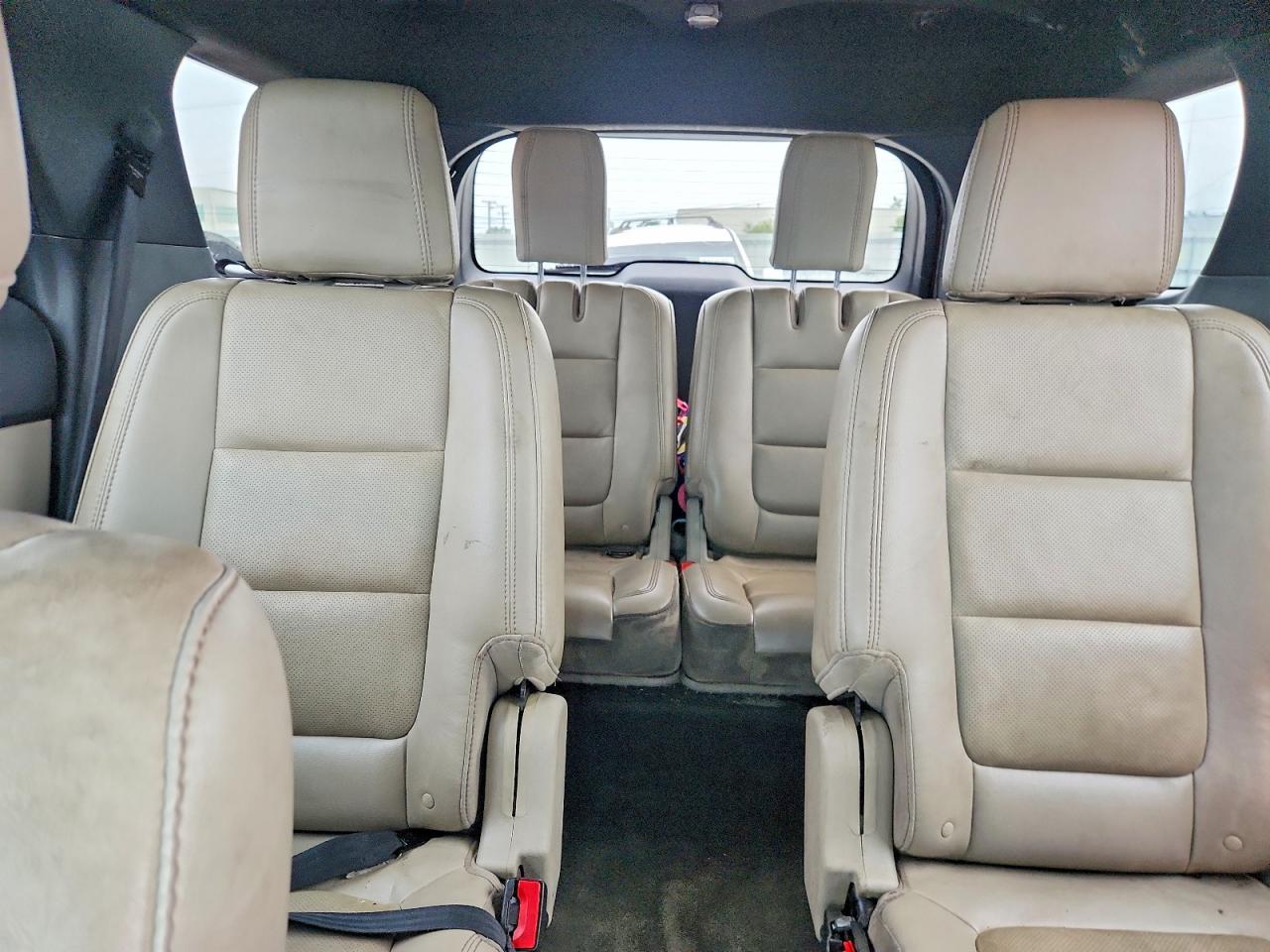 2015 Ford Explorer Limited Red vin: 1FM5K8F83FGA40452