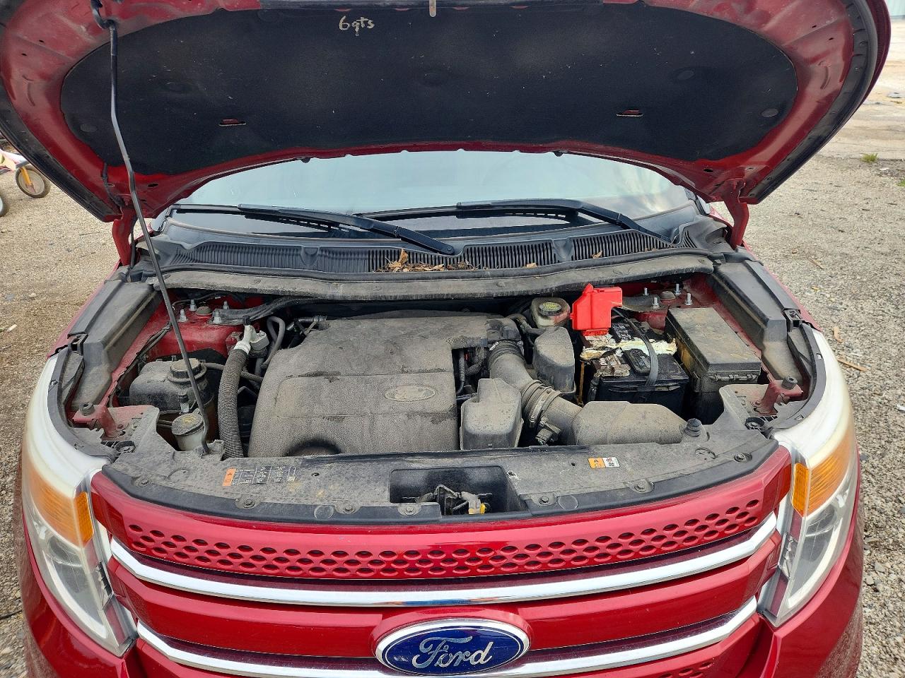 2015 Ford Explorer Limited Red vin: 1FM5K8F83FGA40452