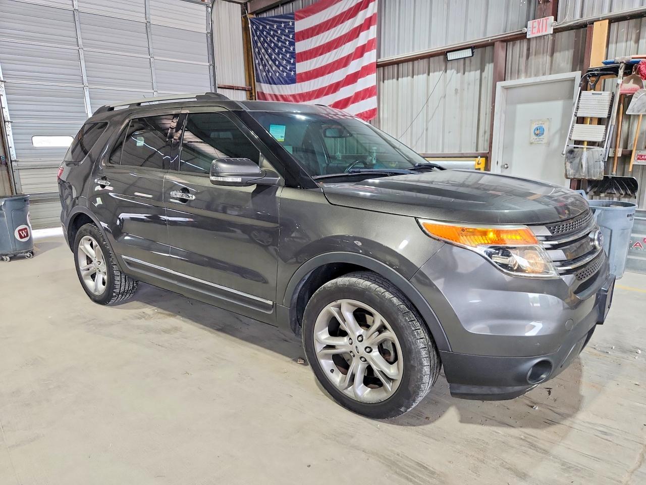 2015 Ford Explorer Limited Gray vin: 1FM5K8F83FGA77050