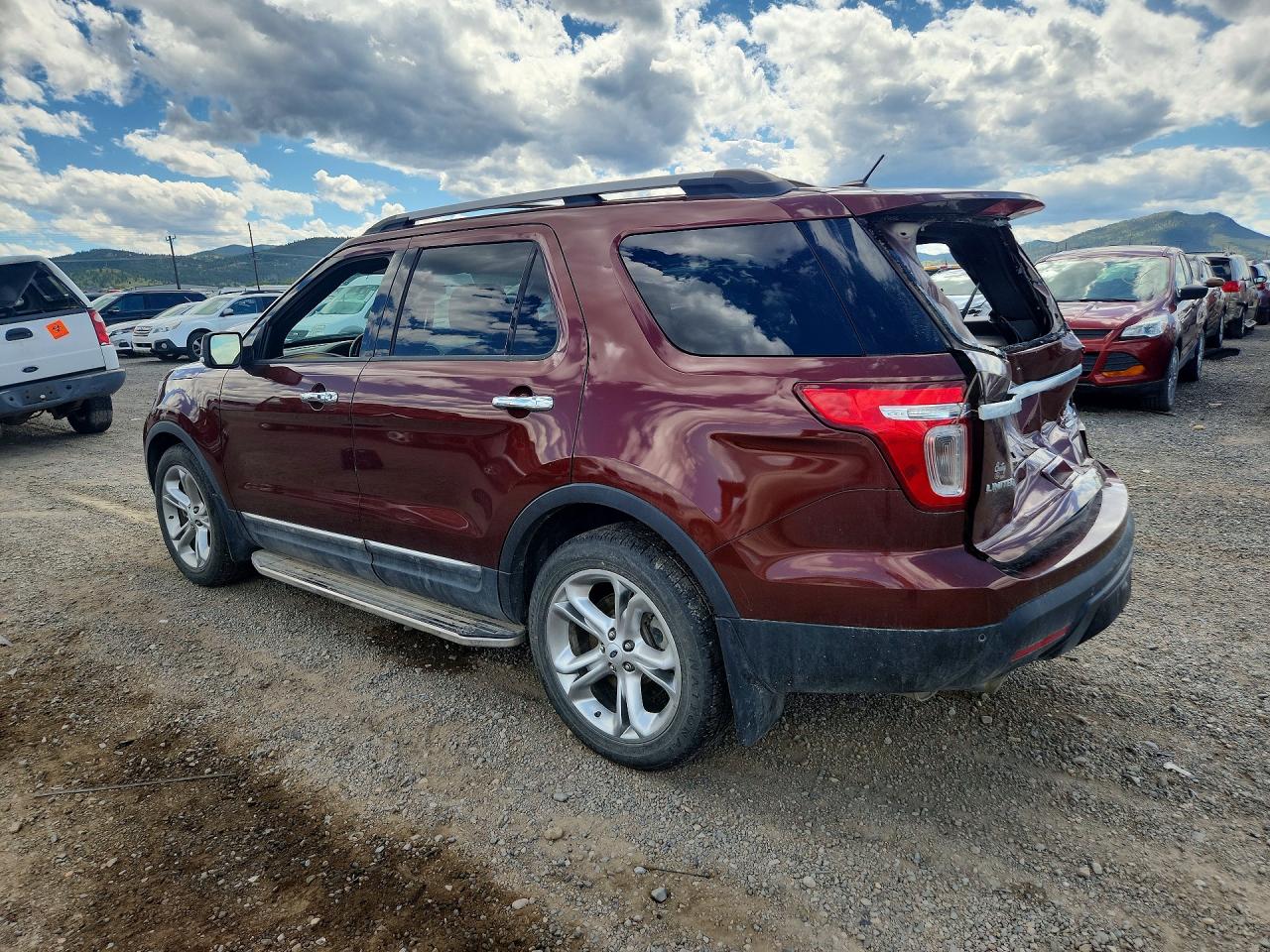 2015 Ford Explorer Limited Красный vin: 1FM5K8F83FGB12704