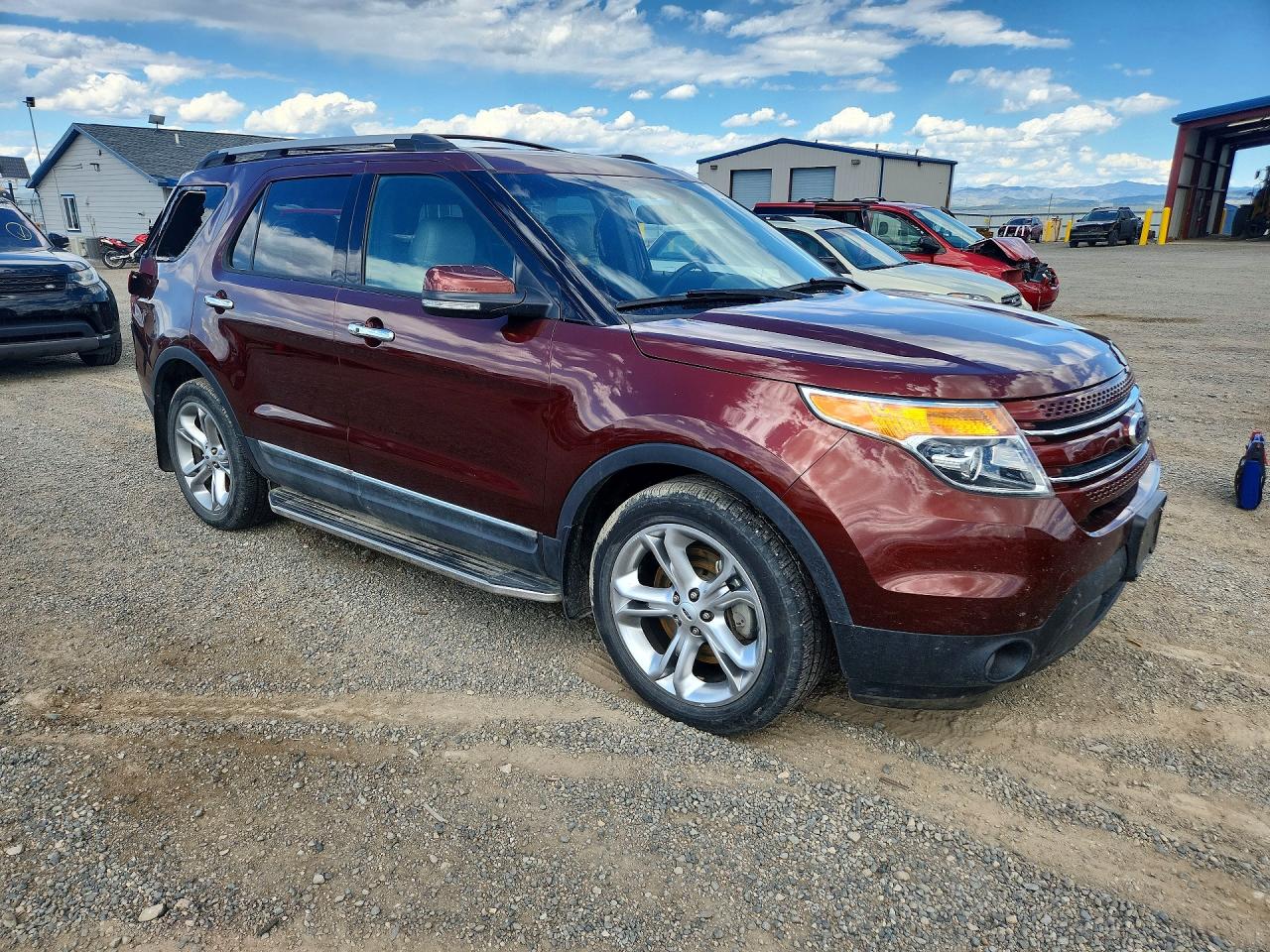 2015 Ford Explorer Limited Красный vin: 1FM5K8F83FGB12704