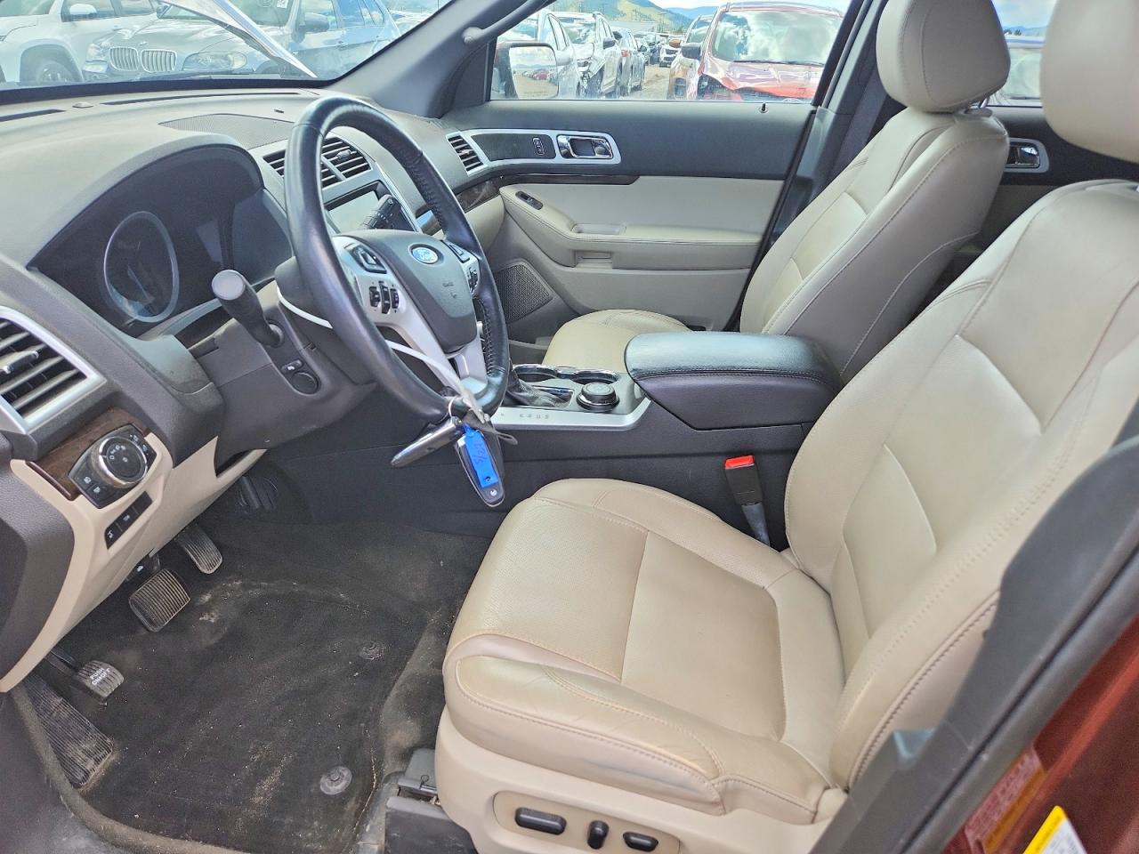 2015 Ford Explorer Limited Красный vin: 1FM5K8F83FGB12704