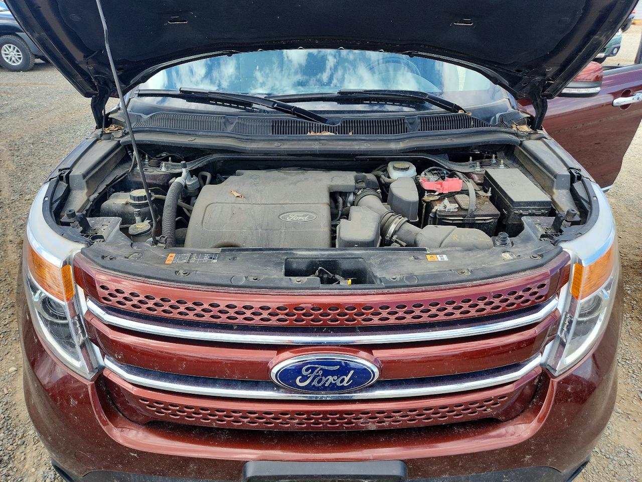 2015 Ford Explorer Limited Красный vin: 1FM5K8F83FGB12704