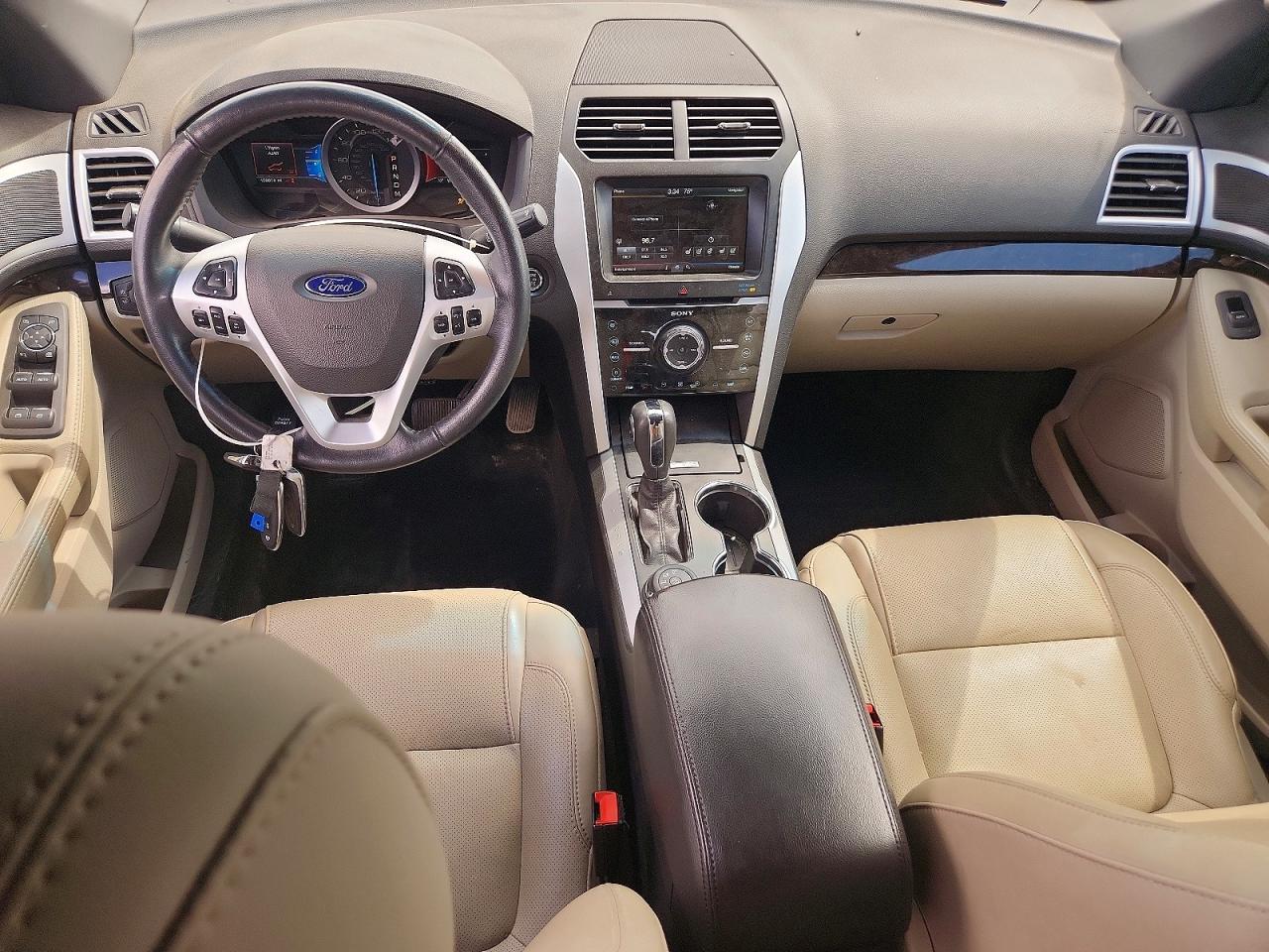 2015 Ford Explorer Limited Красный vin: 1FM5K8F83FGB12704