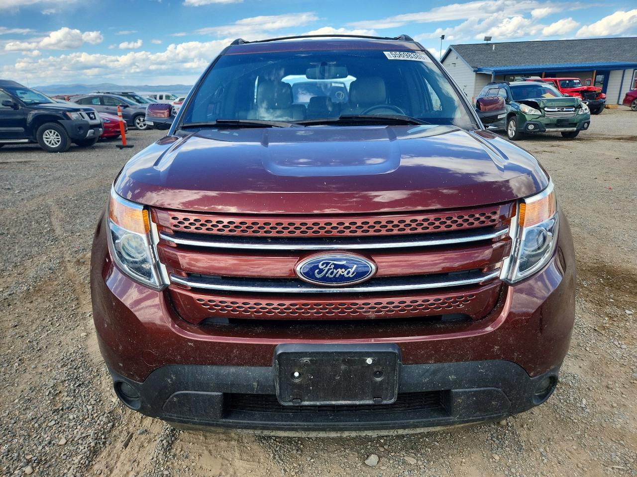 2015 Ford Explorer Limited Красный vin: 1FM5K8F83FGB12704