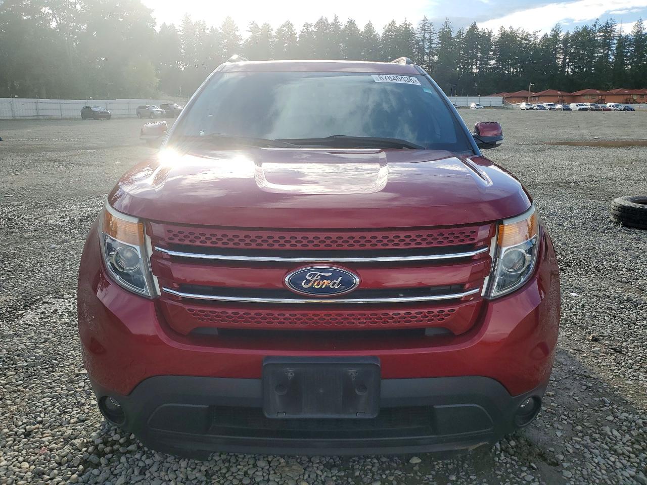 2015 Ford Explorer Limited Red vin: 1FM5K8F83FGB67377