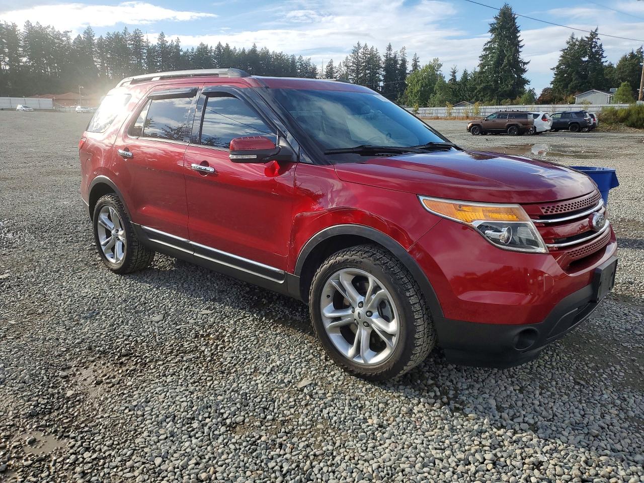 2015 Ford Explorer Limited Red vin: 1FM5K8F83FGB67377