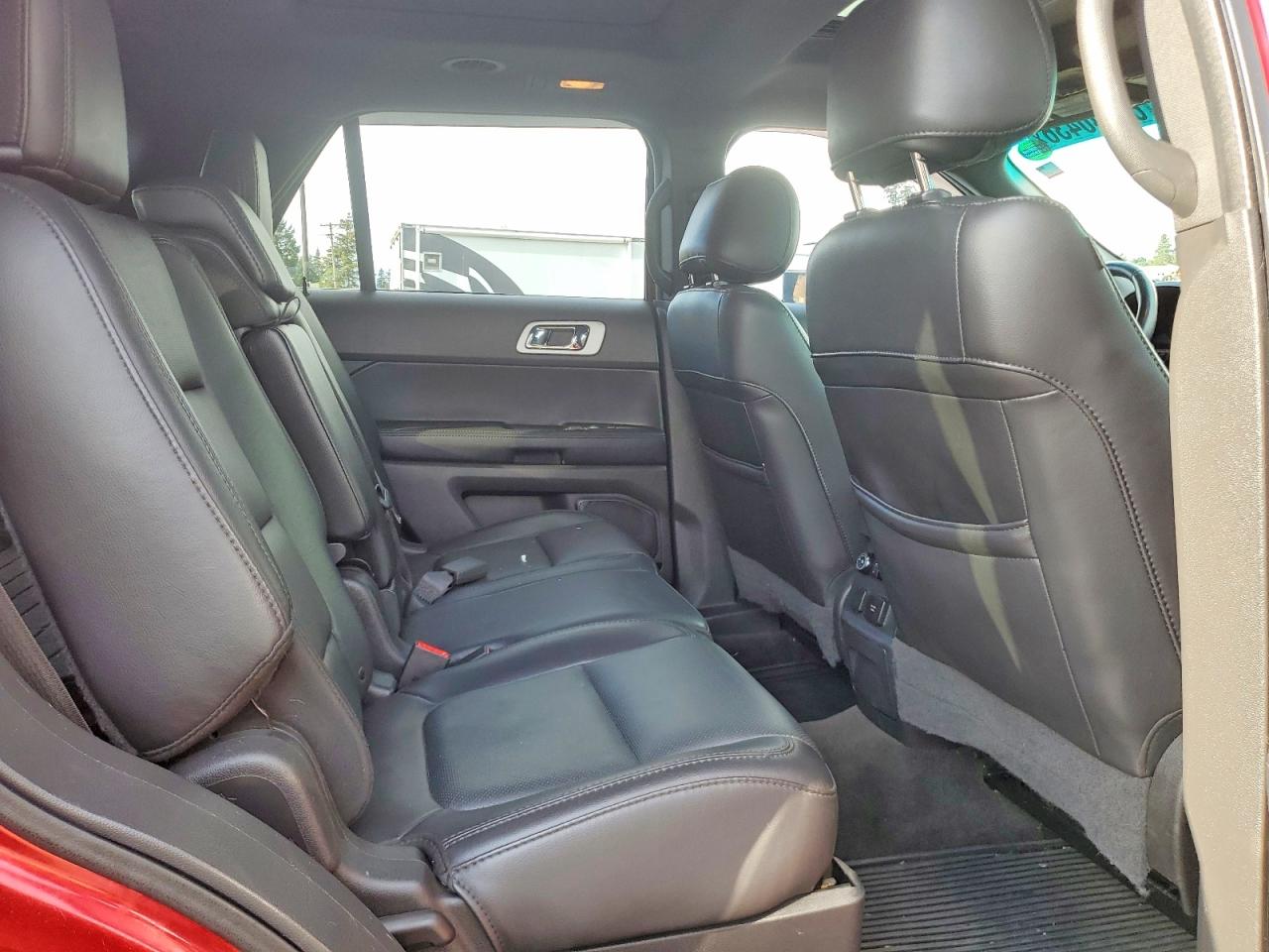 2015 Ford Explorer Limited Red vin: 1FM5K8F83FGB67377