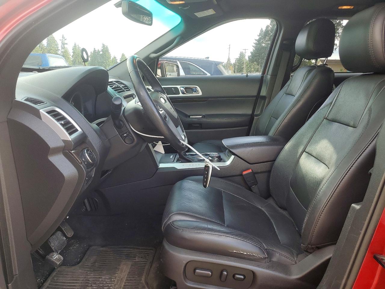 2015 Ford Explorer Limited Red vin: 1FM5K8F83FGB67377