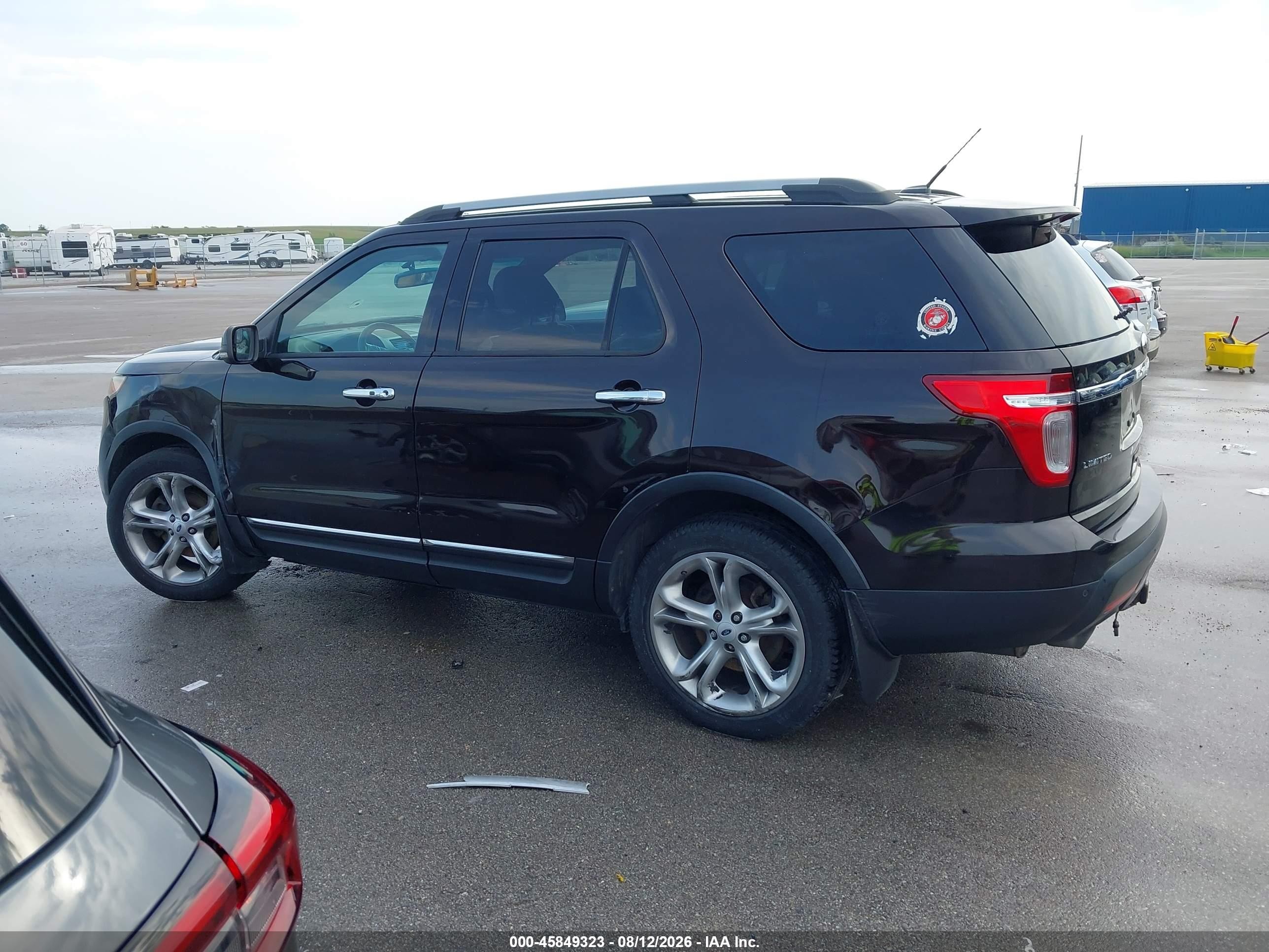 2013 Ford Explorer Limited Black vin: 1FM5K8F84DGA12219