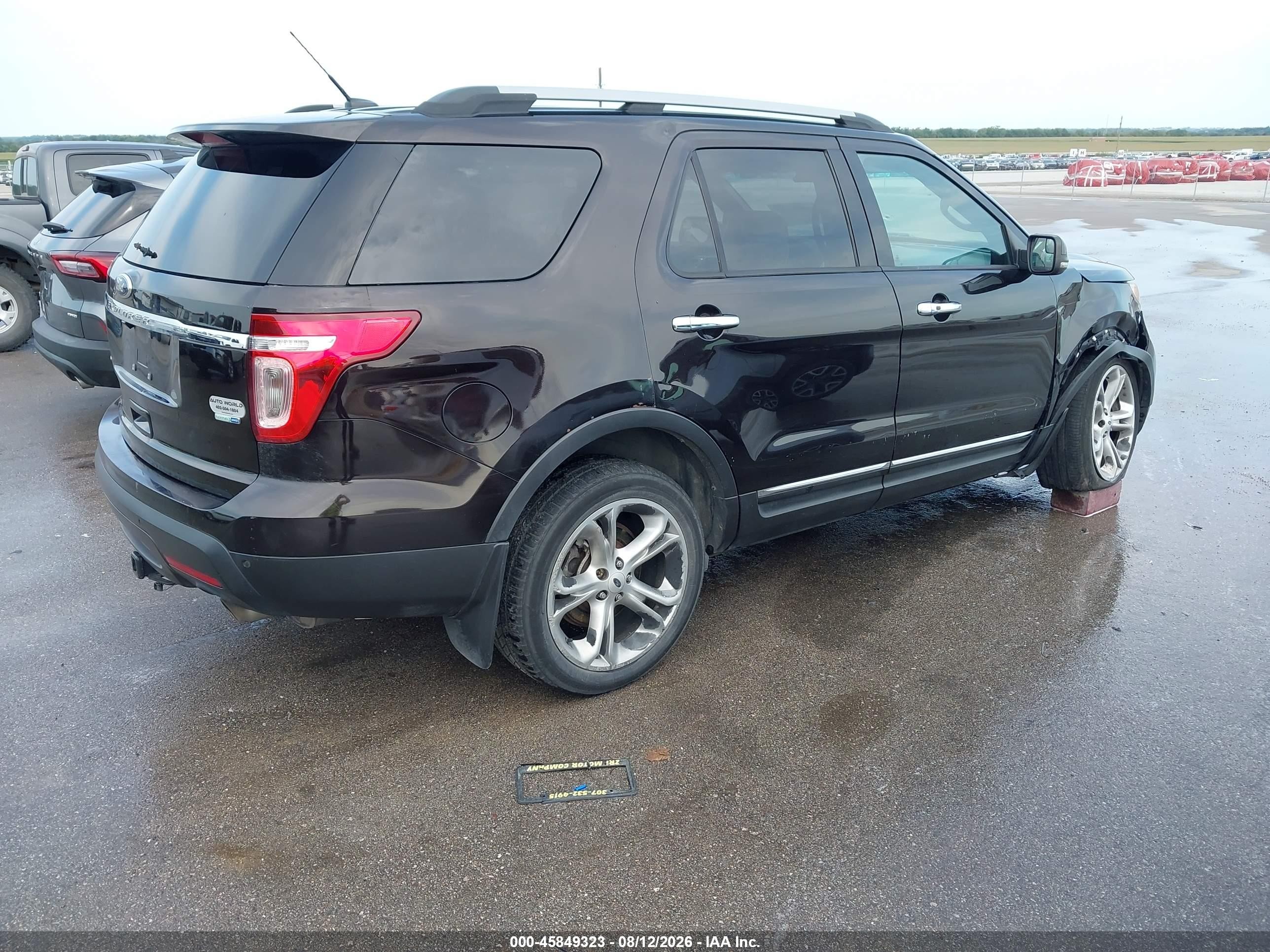2013 Ford Explorer Limited Black vin: 1FM5K8F84DGA12219