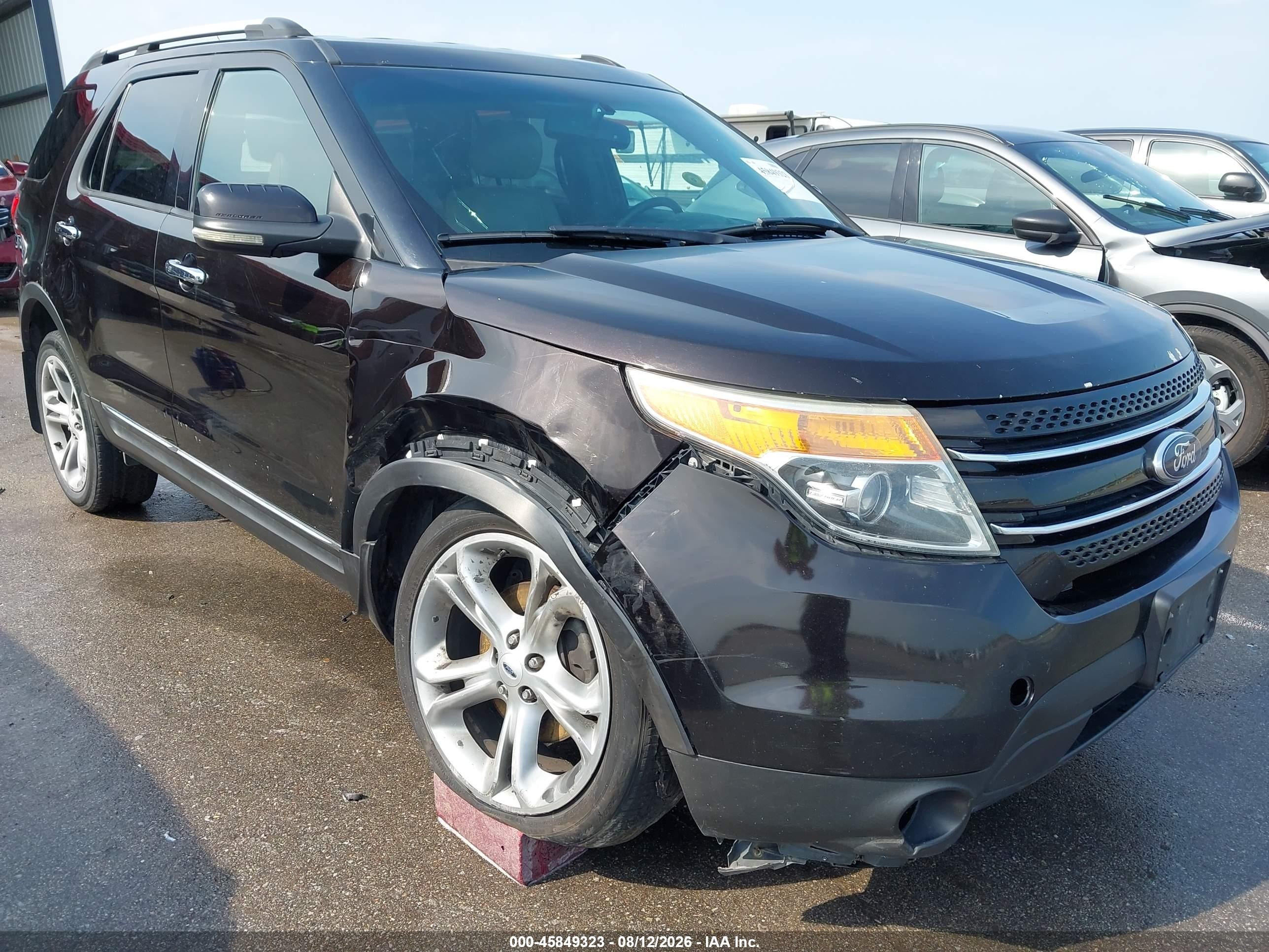 2013 Ford Explorer Limited Black vin: 1FM5K8F84DGA12219