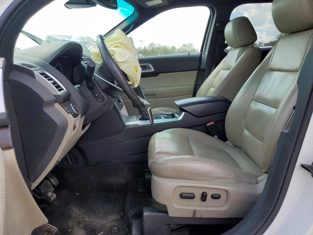 2013 Ford Explorer White vin: 1FM5K8F84DGA22961