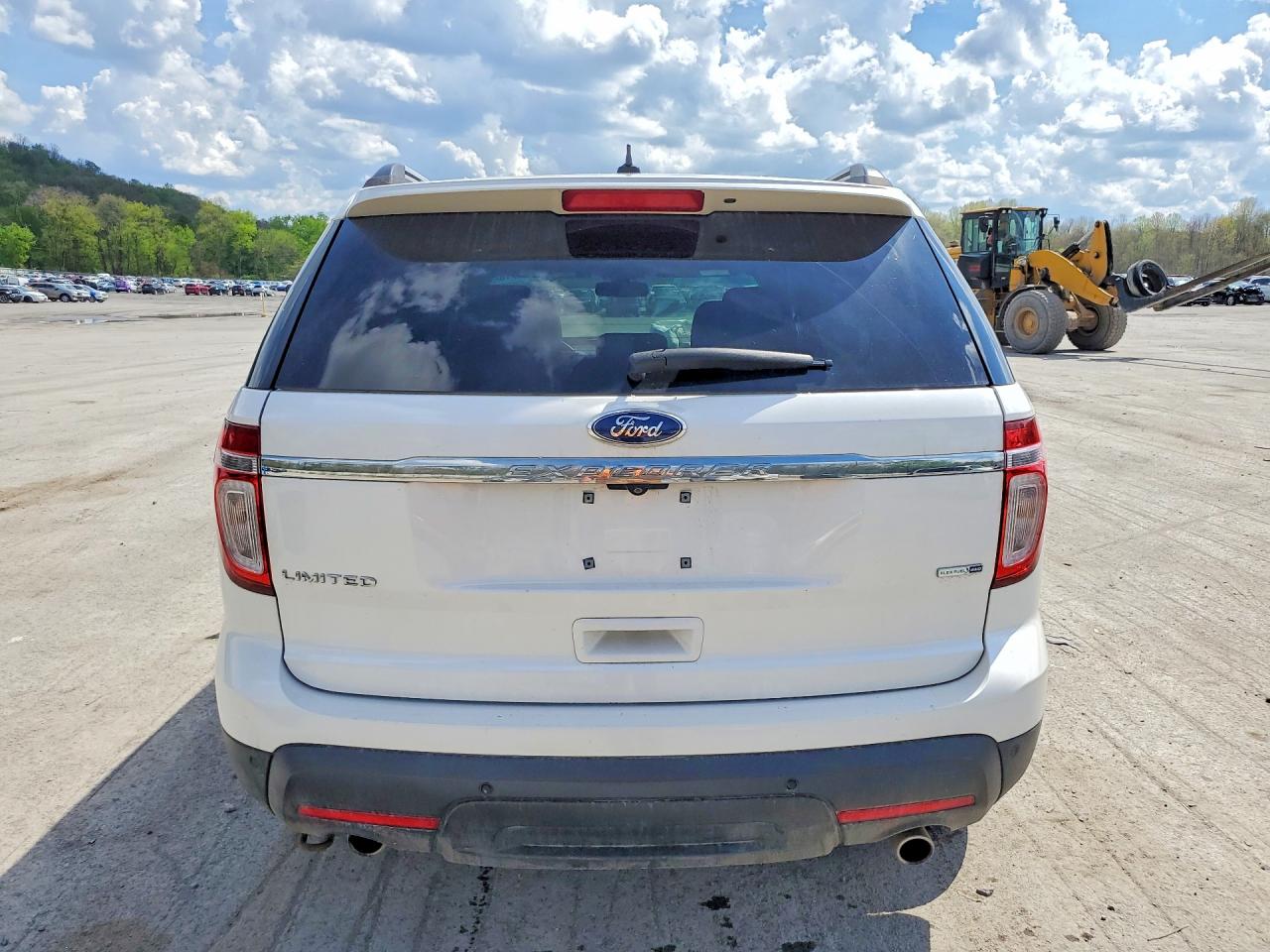 2013 Ford Explorer White vin: 1FM5K8F84DGA22961