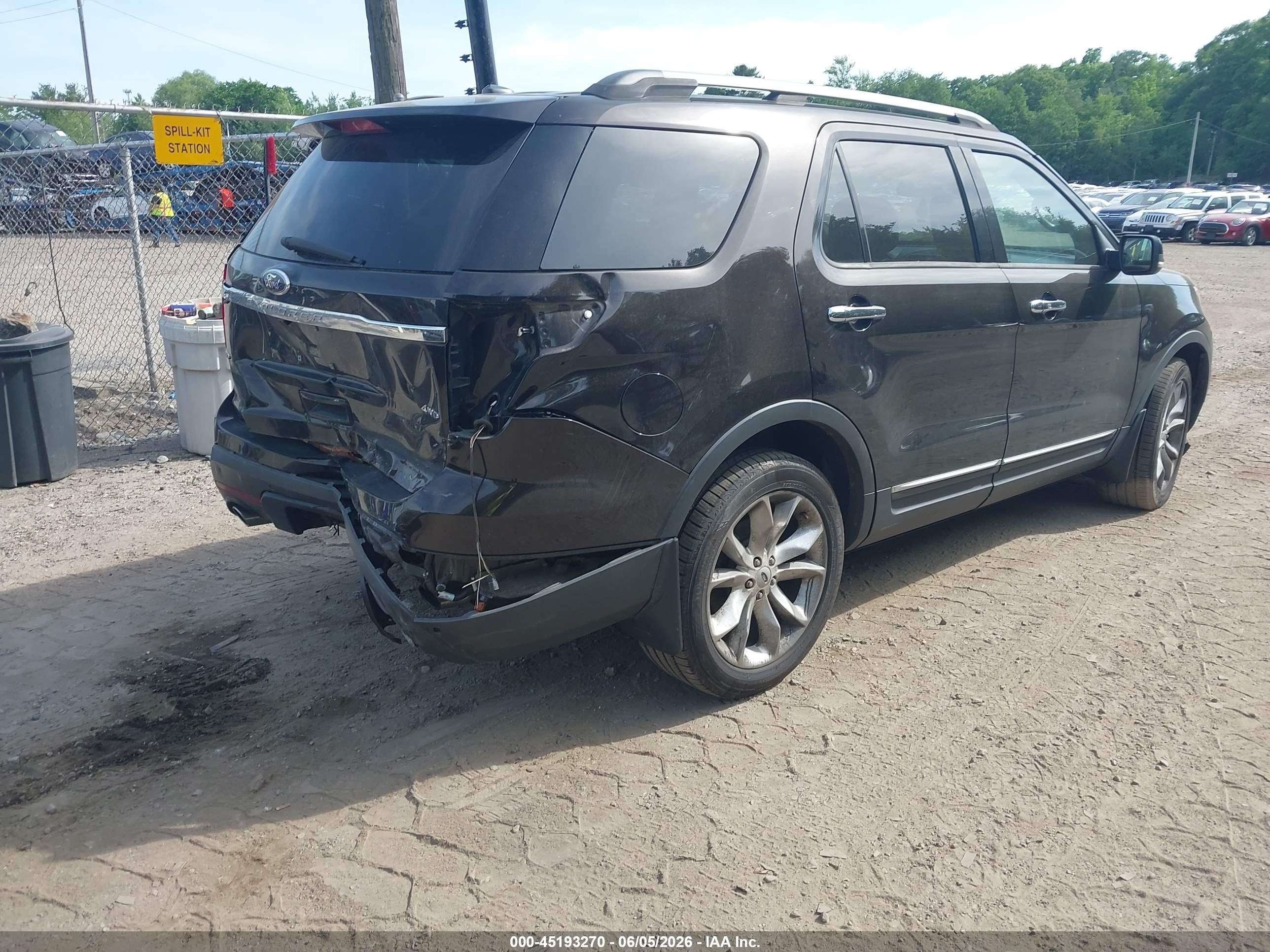 2013 Ford Explorer Limited Brown vin: 1FM5K8F84DGA24032