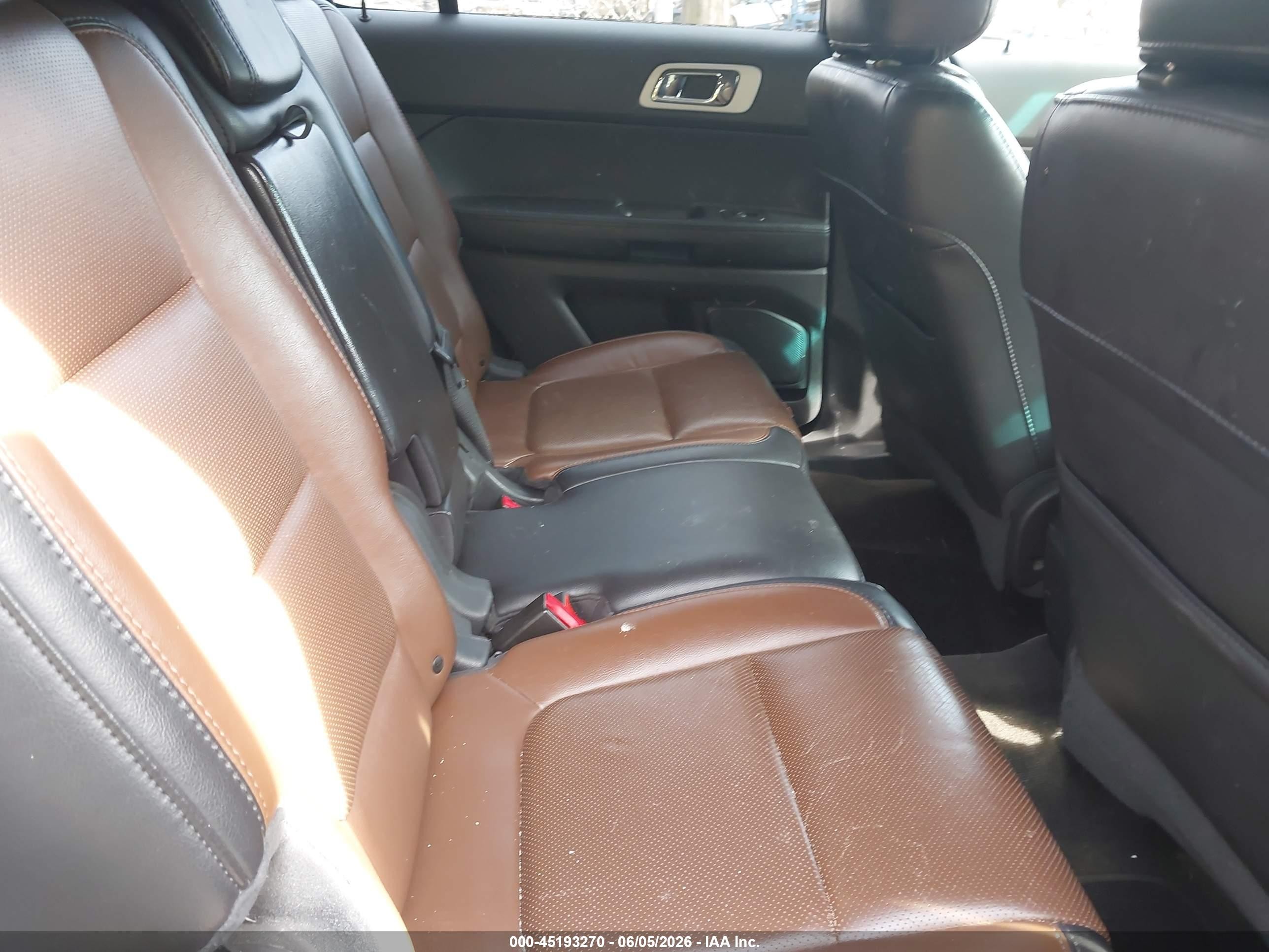 2013 Ford Explorer Limited Brown vin: 1FM5K8F84DGA24032