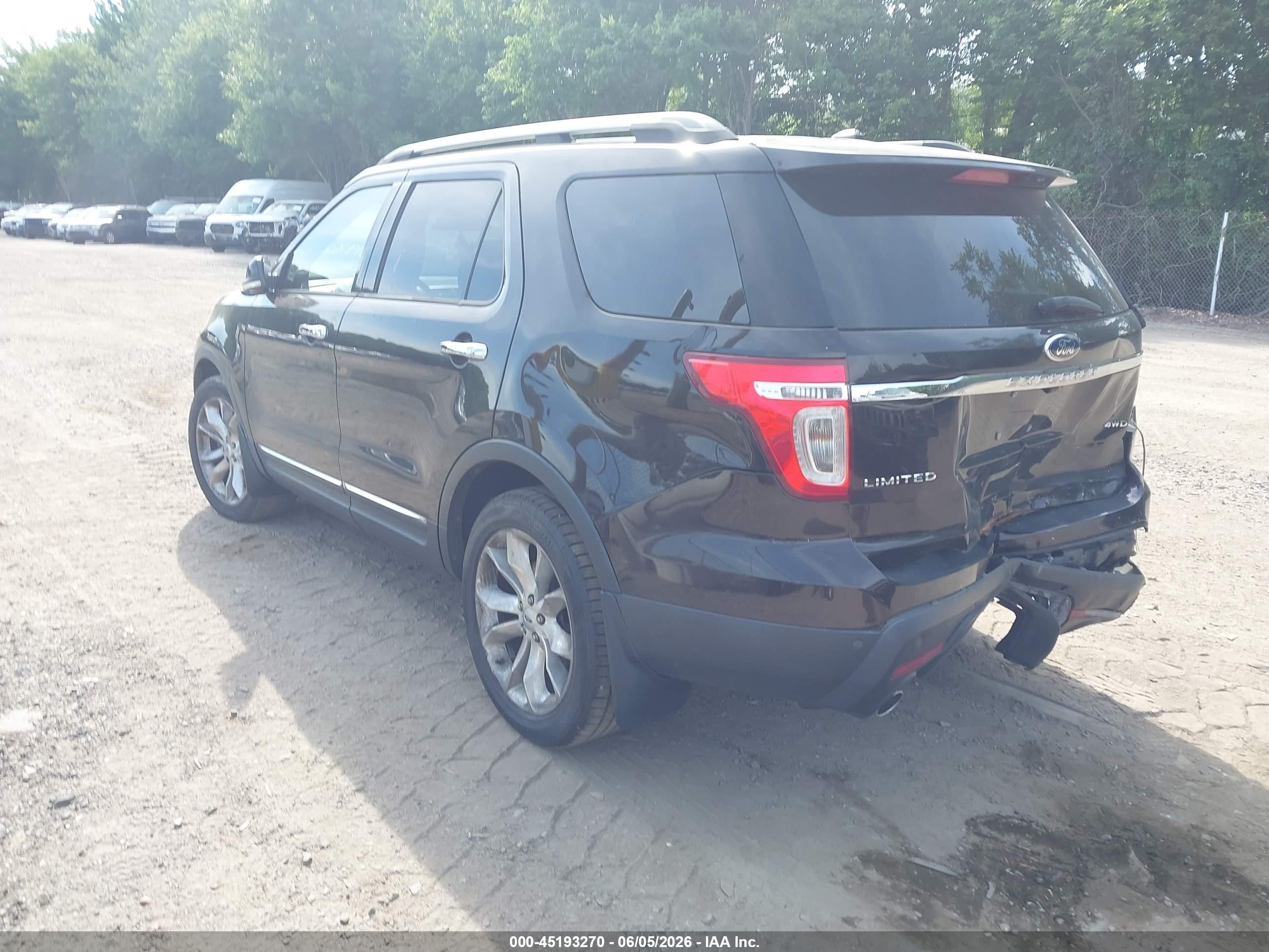 2013 Ford Explorer Limited Brown vin: 1FM5K8F84DGA24032