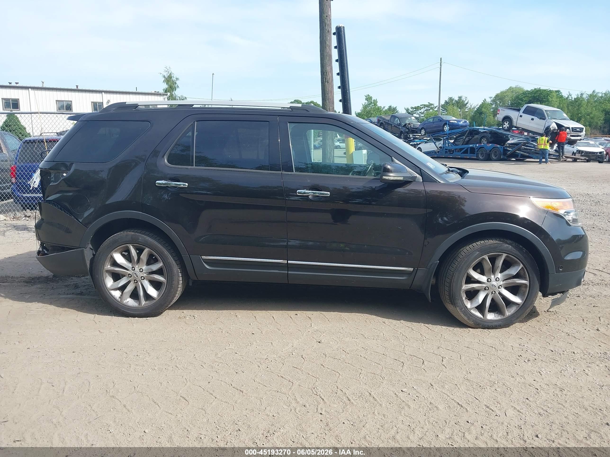 2013 Ford Explorer Limited Brown vin: 1FM5K8F84DGA24032
