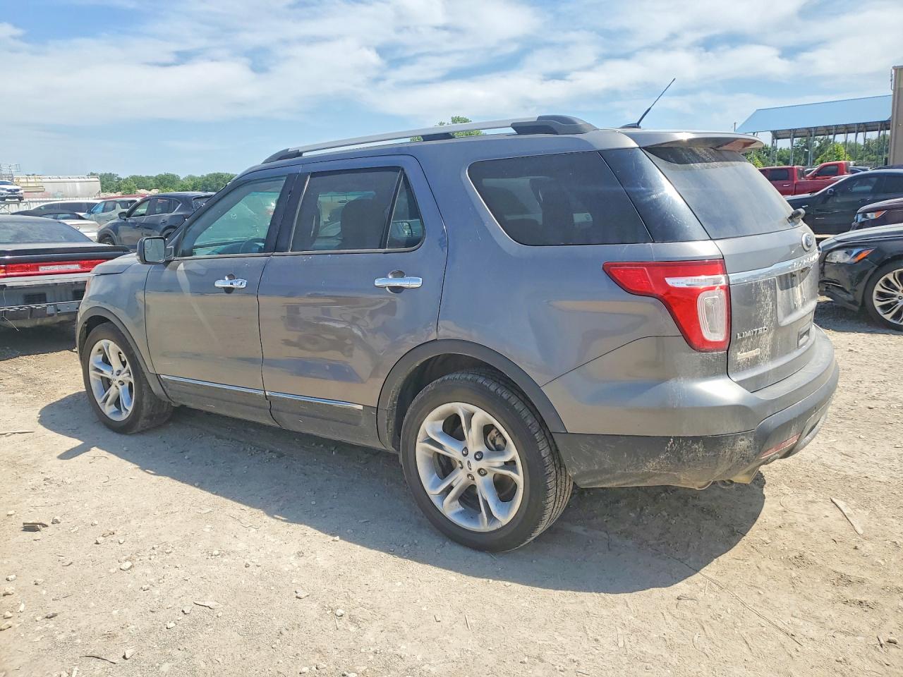 2013 Ford Explorer Limited Gray vin: 1FM5K8F84DGA25648