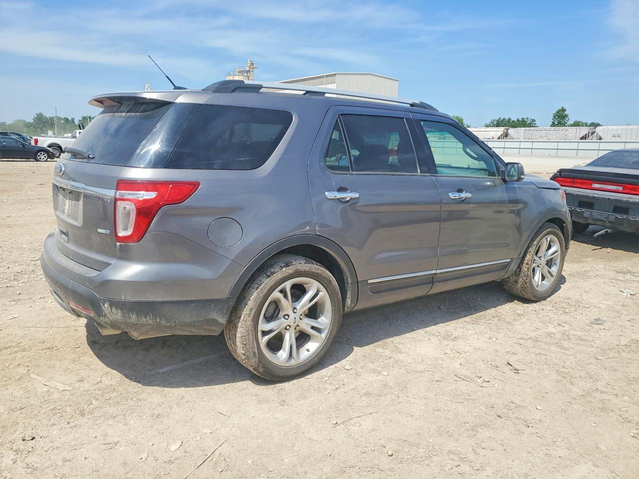 2013 Ford Explorer Limited Gray vin: 1FM5K8F84DGA25648