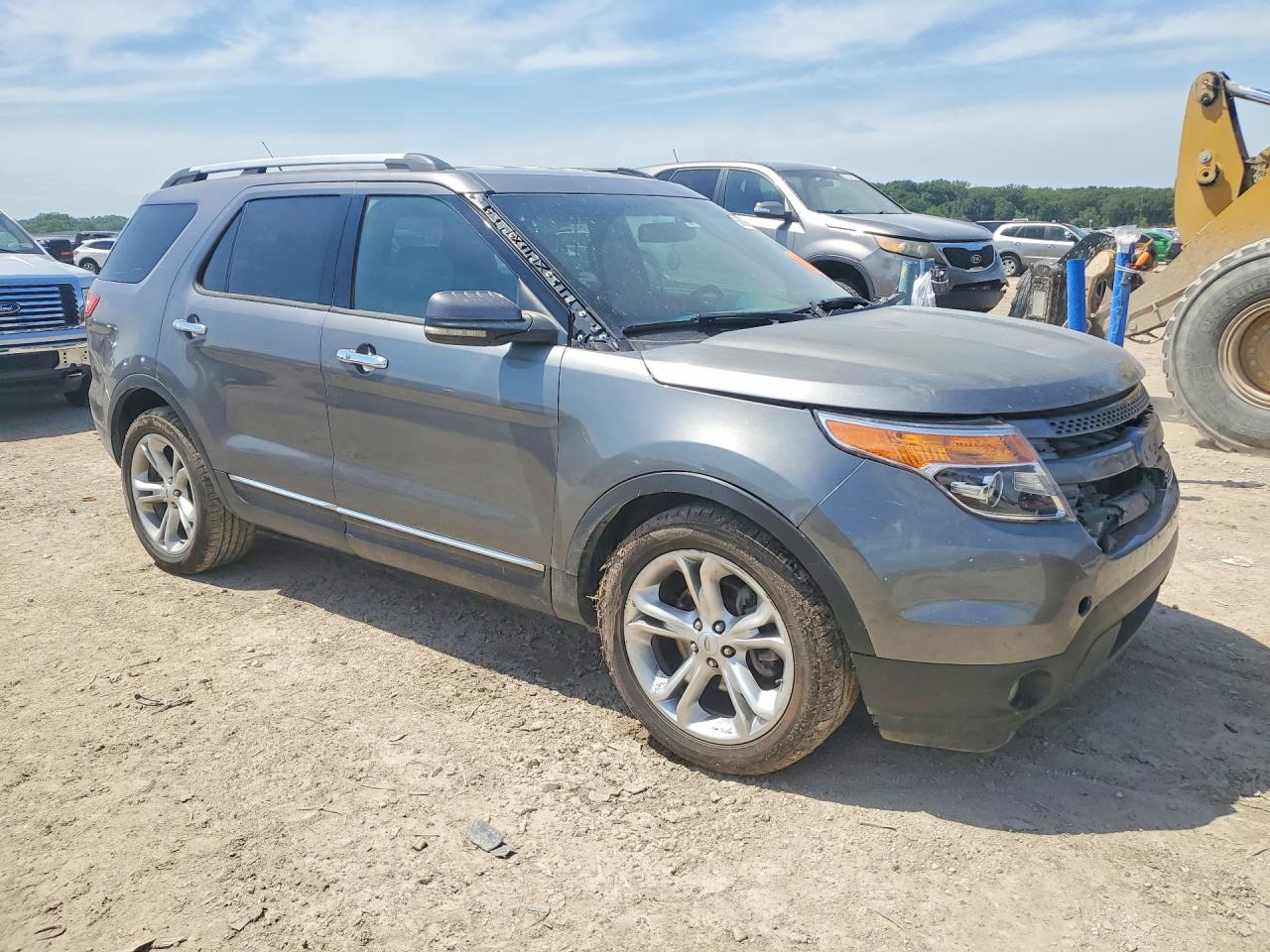 2013 Ford Explorer Limited Gray vin: 1FM5K8F84DGA25648