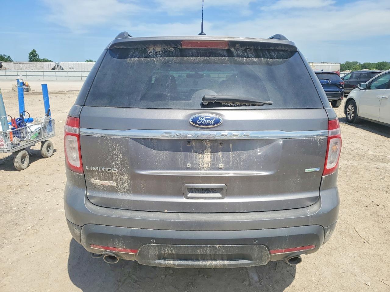 2013 Ford Explorer Limited Gray vin: 1FM5K8F84DGA25648
