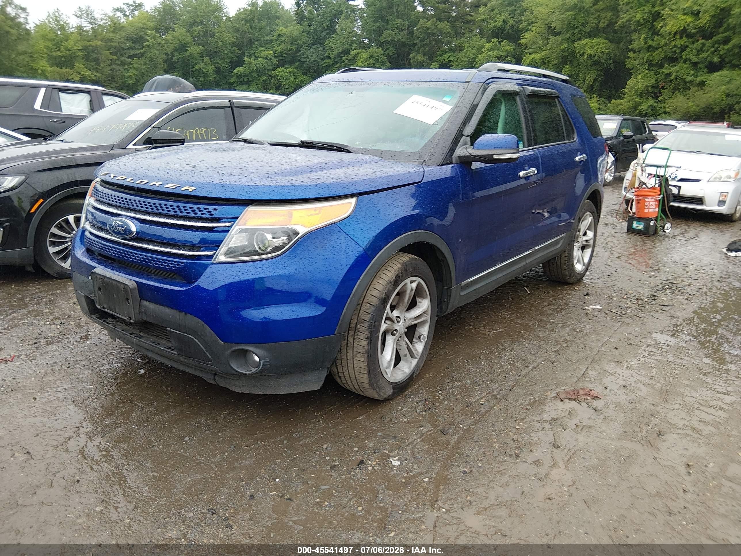 2013 Ford Explorer Limited Blue vin: 1FM5K8F84DGA43387