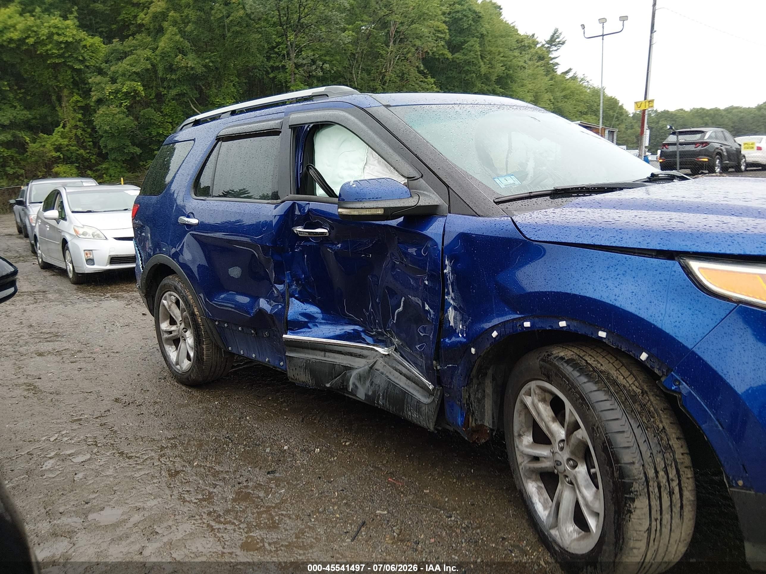 2013 Ford Explorer Limited Blue vin: 1FM5K8F84DGA43387