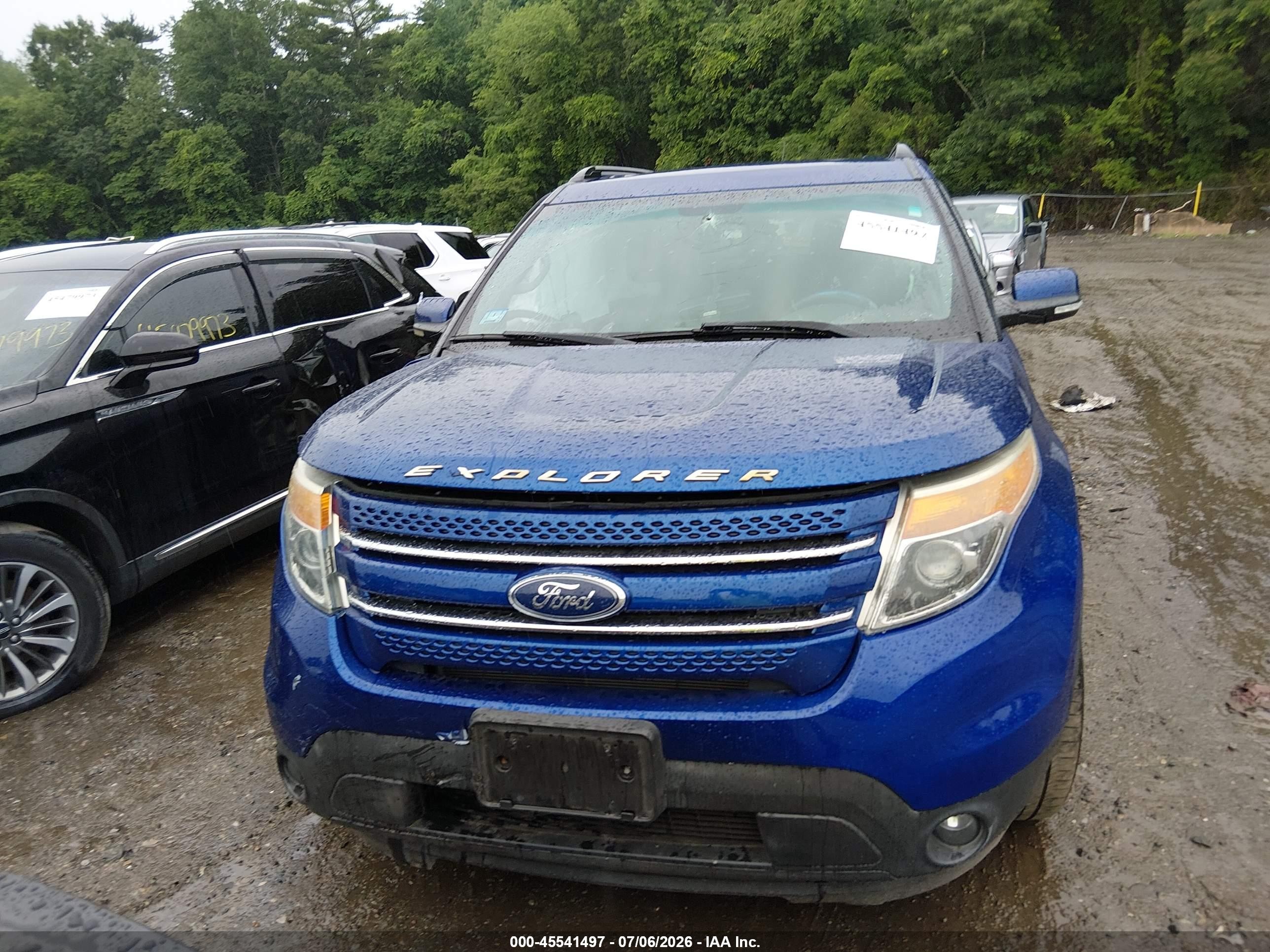 2013 Ford Explorer Limited Blue vin: 1FM5K8F84DGA43387
