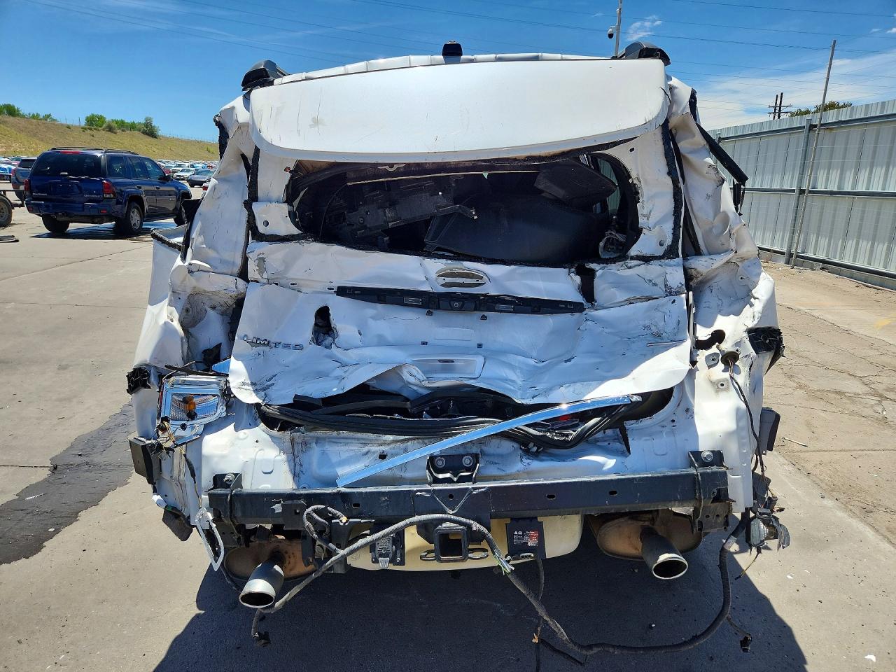 2013 Ford Explorer Limited White vin: 1FM5K8F84DGA45589